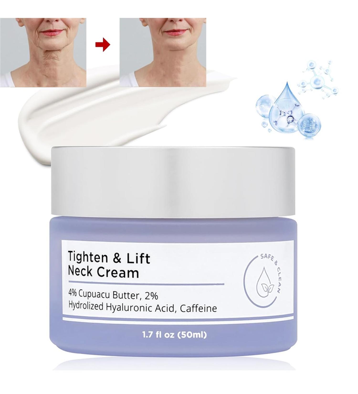 50ML Neck Firming Cream | Tighten and Lift Neck Cream -Tightening & Lifting Sagging Skin - Reduce Fine Lines & Wrinkles - Advanced Neck Cream Face Moisturizing - Buy Online on GoSupps.com