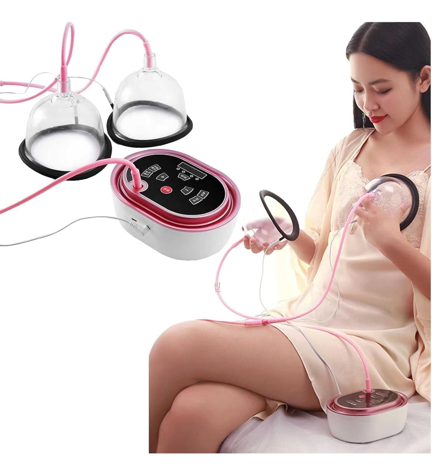 PODEC Electric Breast Chest Massager Electric Chest Enlargement Massage Enhancer with Four Shaping Modes Anti-Sagging Firming Breast and Enlarge Women Udder for Home Breast Care - Buy Online on GoSupps.com