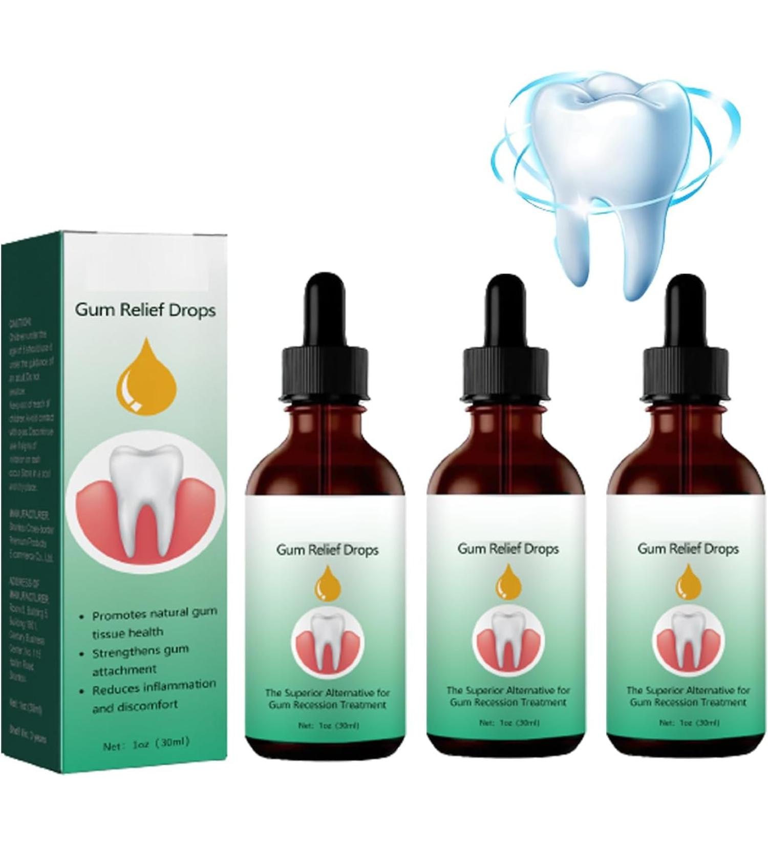 Dentizen Gum Relief Drops 30ml Gum Relief Drops Gum Repair Serum Rejuvenate Your Gums With Ease Relief Gum Sensitivity and Bleeding Gums (1 Pcs) - Buy Online on GoSupps.com