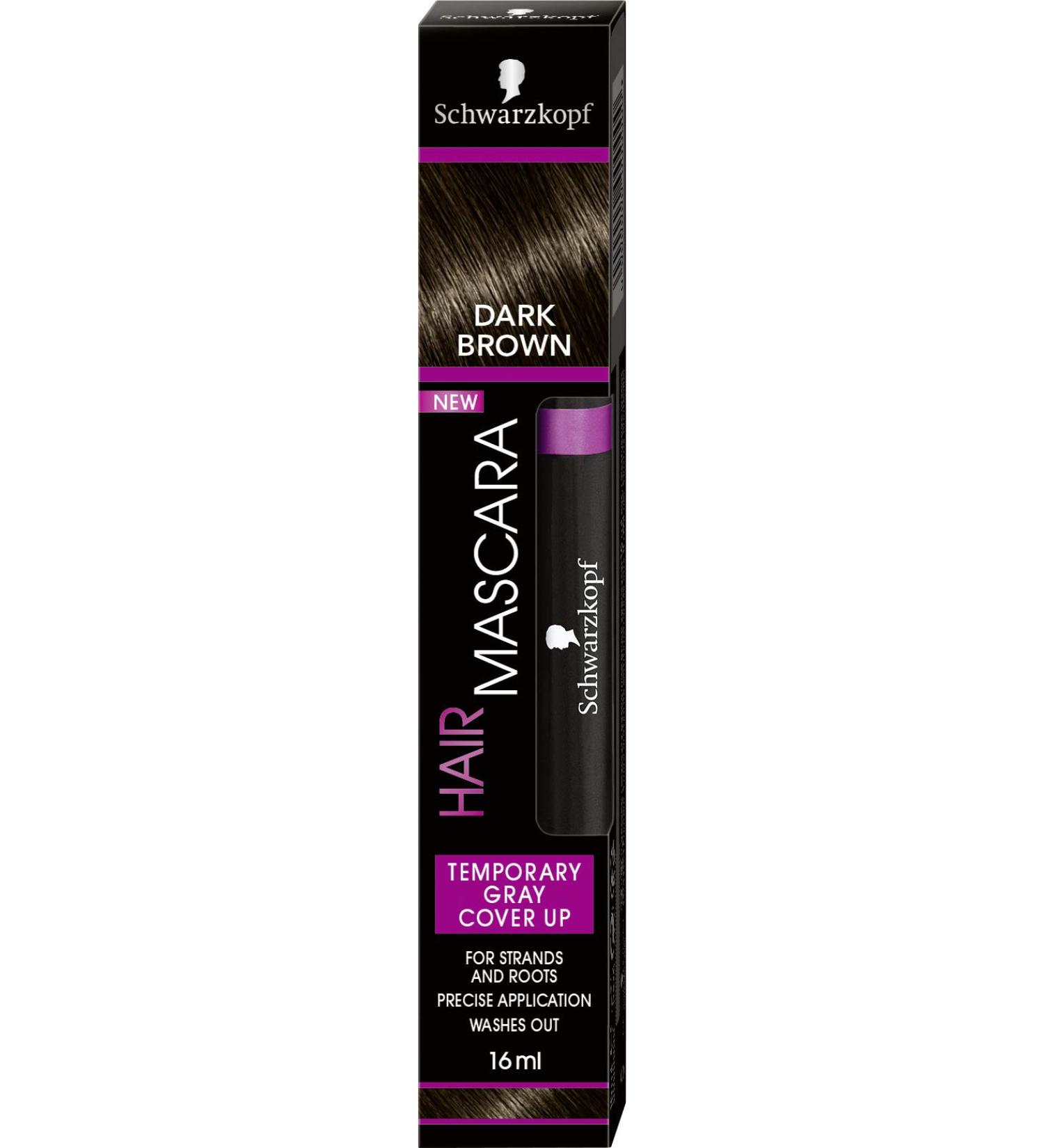 Schwarzkopf Hair Mascara in Dark Brown - 0.54 oz - Buy Online on GoSupps.com