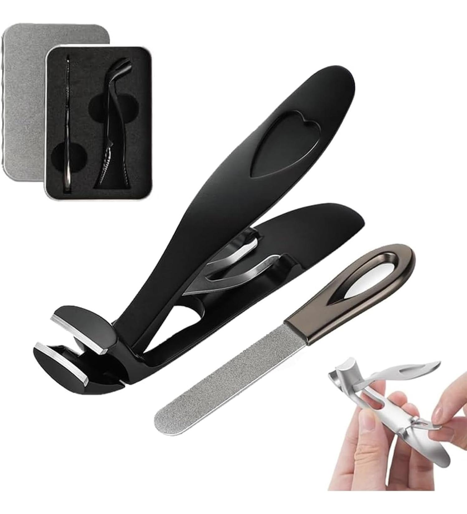 Cumuul ClipMaster Pro Cumulus Clipmaster Pro Ergonomic Angled Head Senior Toenail Clipper Sherum Nail Clipper for Seniors(A) - Buy Online on GoSupps.com