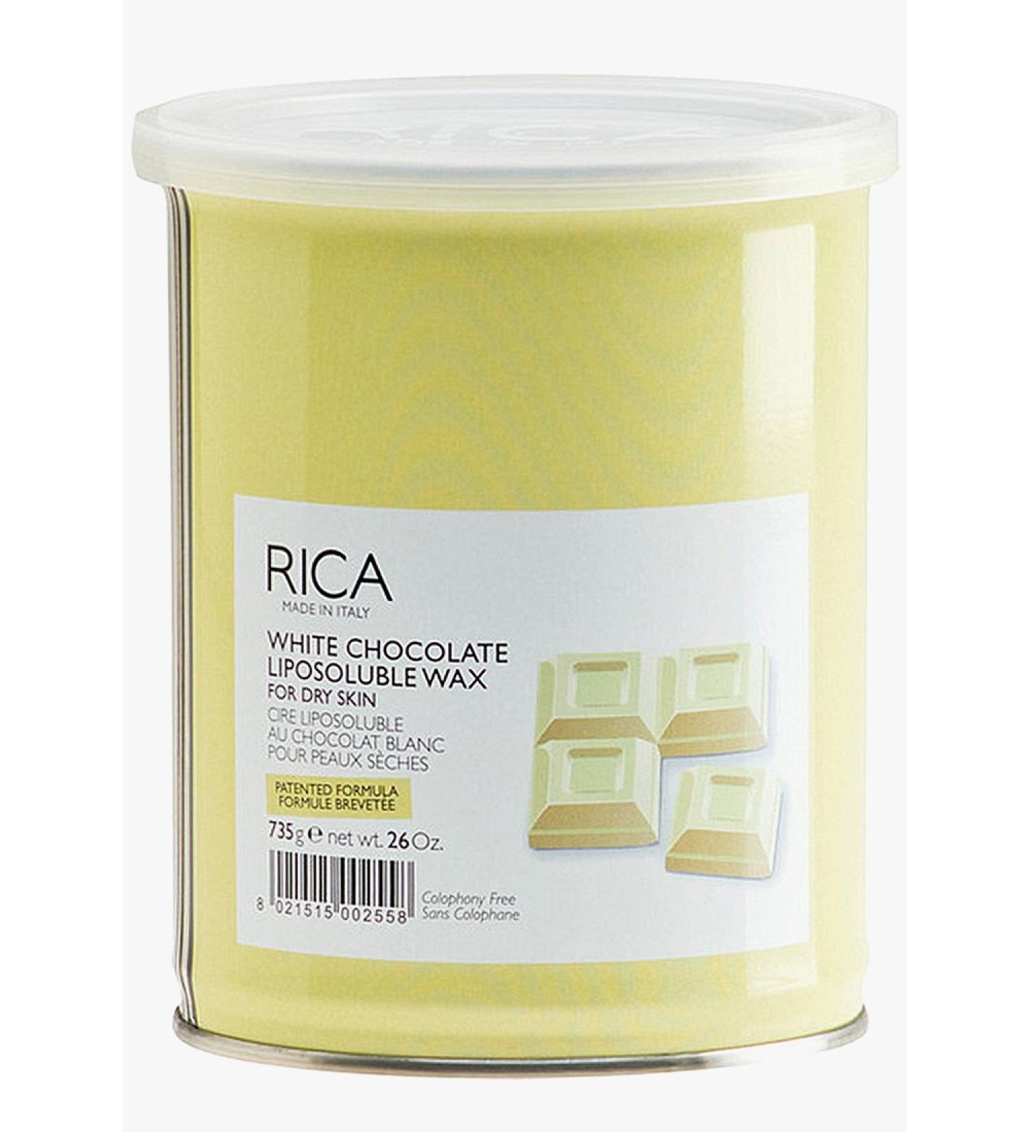 RICA White Chocolate Liposoluble Wax for Dry Skin - 800ml (28.2 fl. oz.) | International Shipping Available! - Buy Online on GoSupps.com