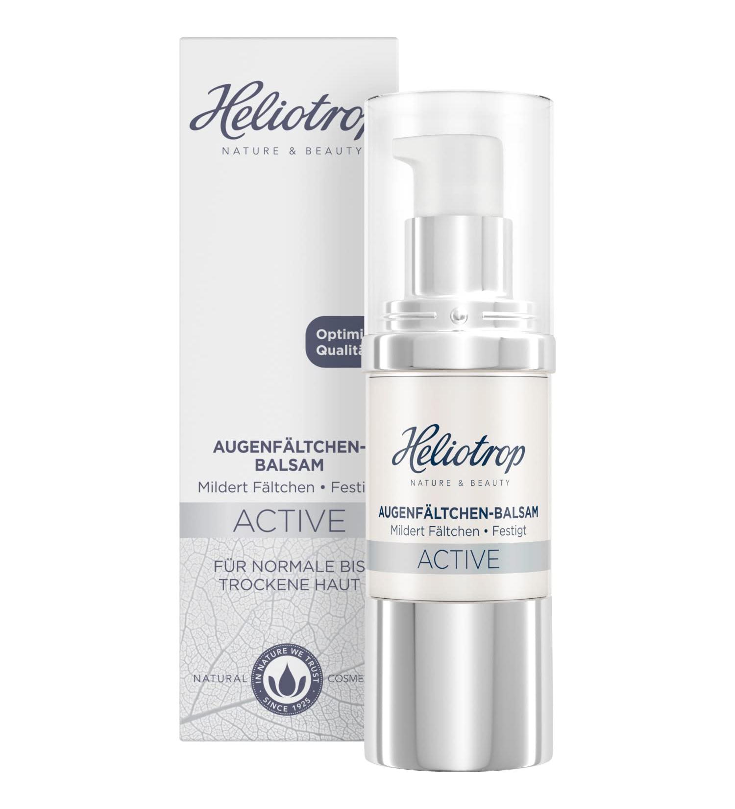 HELIOTROP Moisturizing Anti-Wrinkle Eye Cream | Hyaluronic Acid & Algae Extract | 20ml | Facial Care for Normal to Dry Skin - Buy Online on GoSupps.com