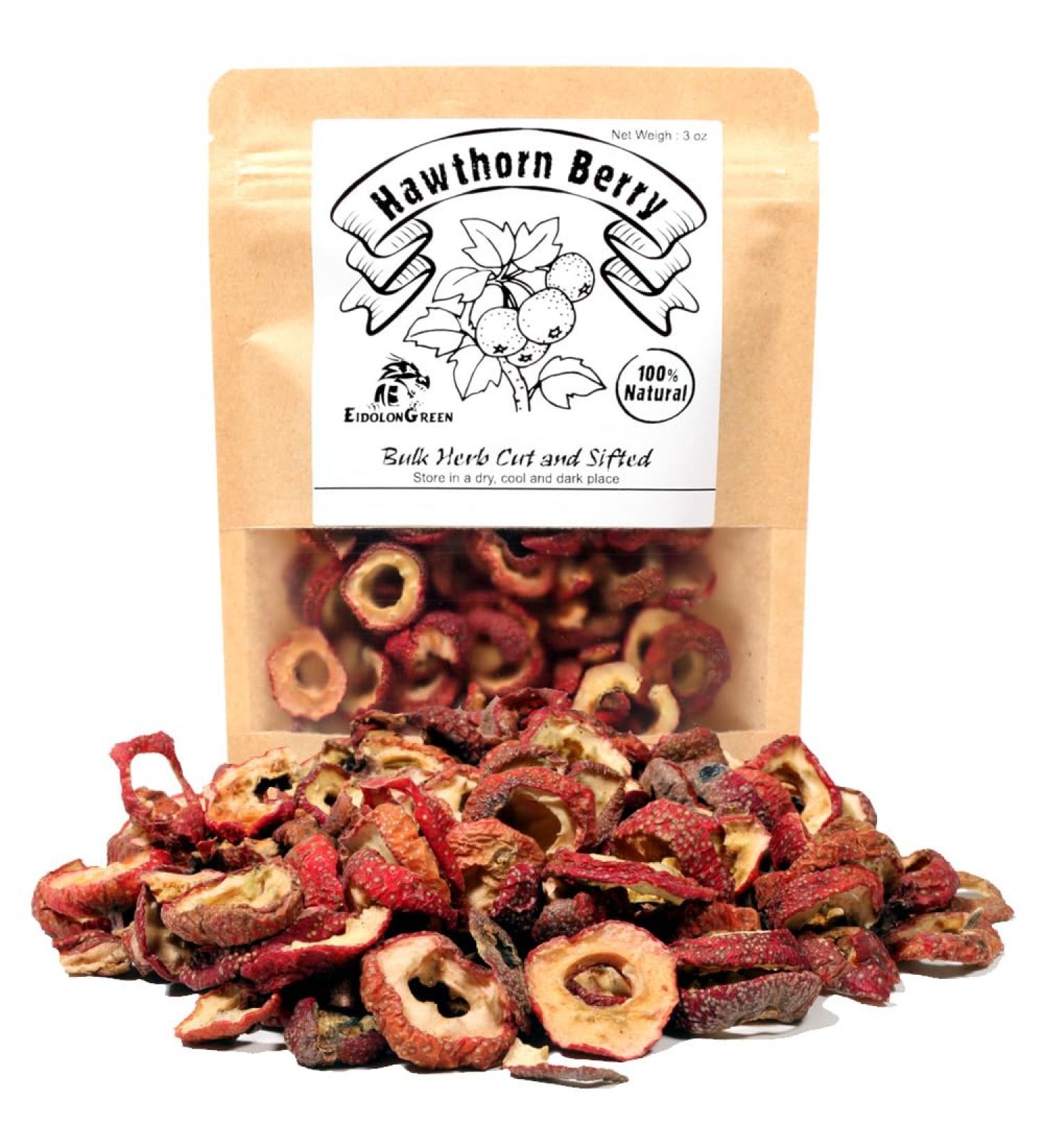 EidolonGreen China Medicinal Herb Hawthorn Berry (Shanzha/Dried Hawthorne/ / ) Dried Bulk Herb 3 Oz (88 g) - Buy Online on GoSupps.com