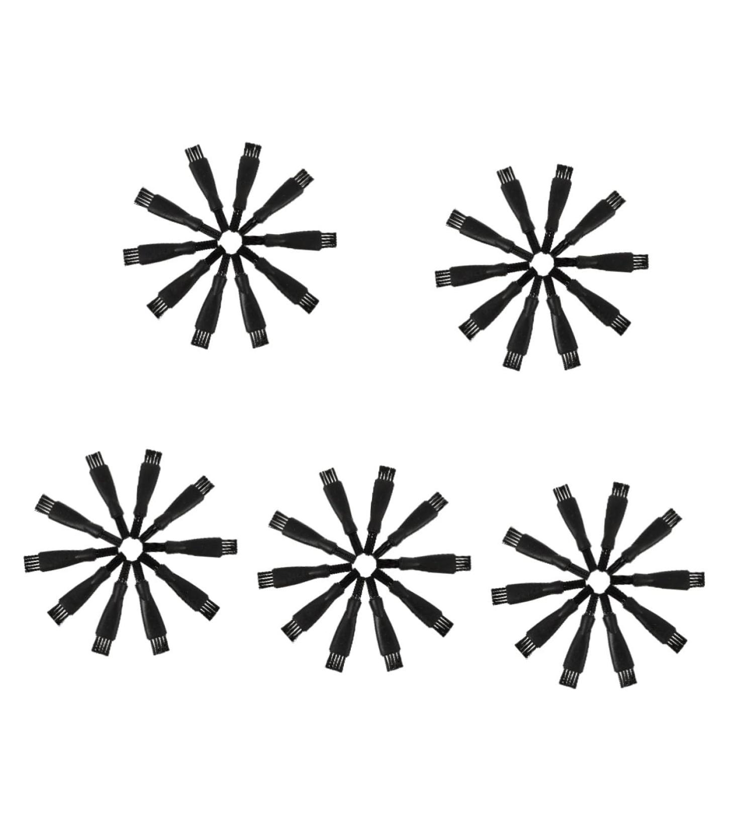 Healeved 50 Pcs Shaving Brush Hair Brush Clipper Cleaning Brush Keyboard Cleaner Brush Cleaner Black - Buy Online on GoSupps.com