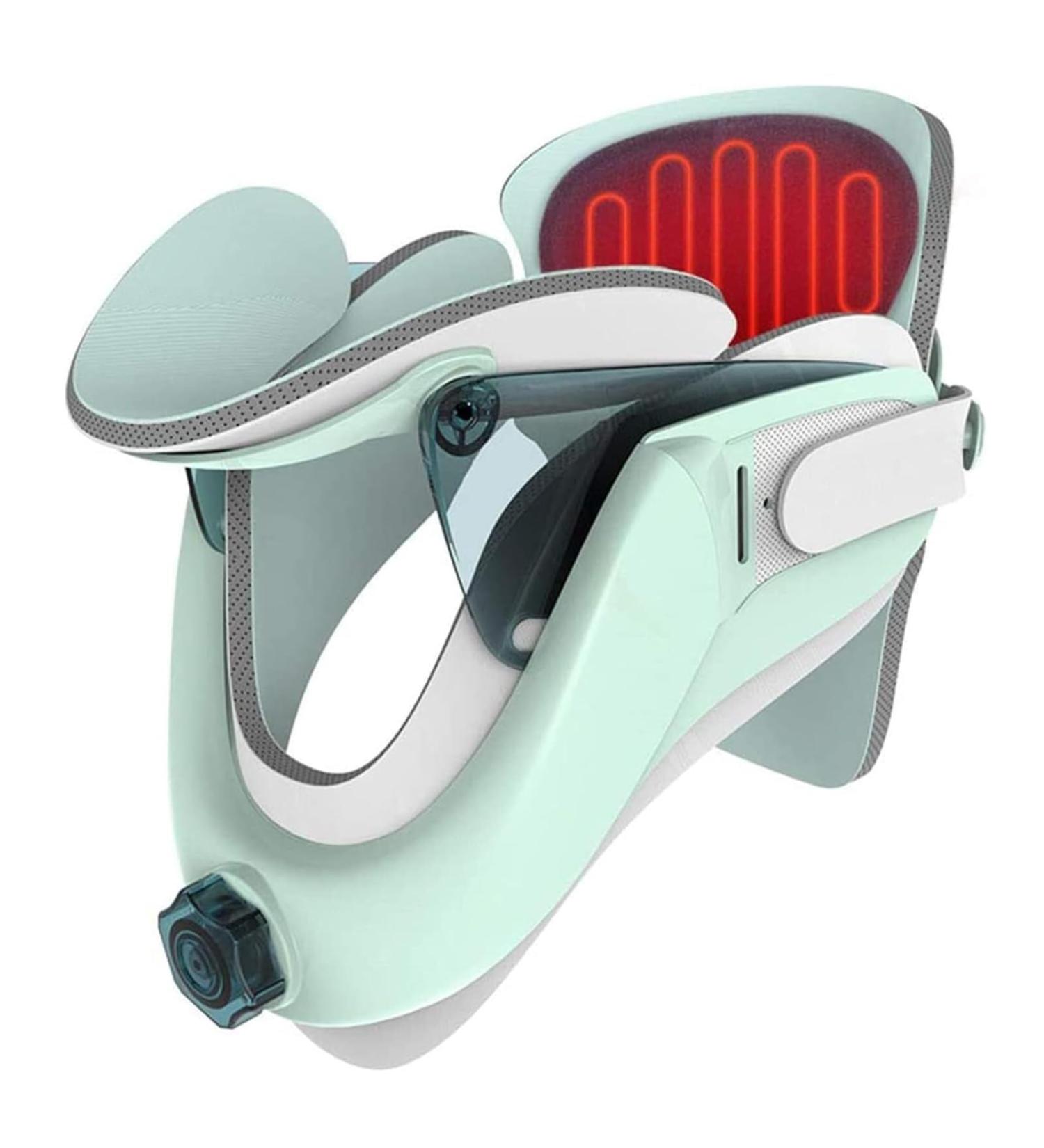Cervical Neck Traction Device Ergonomic Neck Stretcher with Airbag Support Cervical Spine Alignment Neck Brace Adjustable Inflatable Neck Brace - Buy Online on GoSupps.com