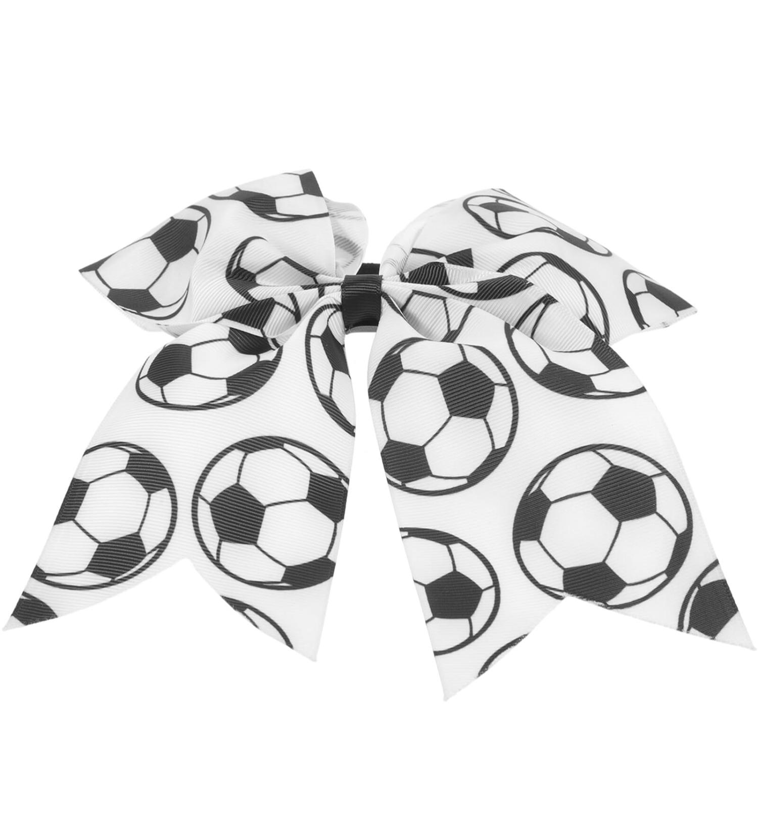 minkissy Elastic Ponytail Holder Soccer Hair Tie Soccer Hair Bow Tie Soccer Hair Accessory for Girl - Buy Online on GoSupps.com