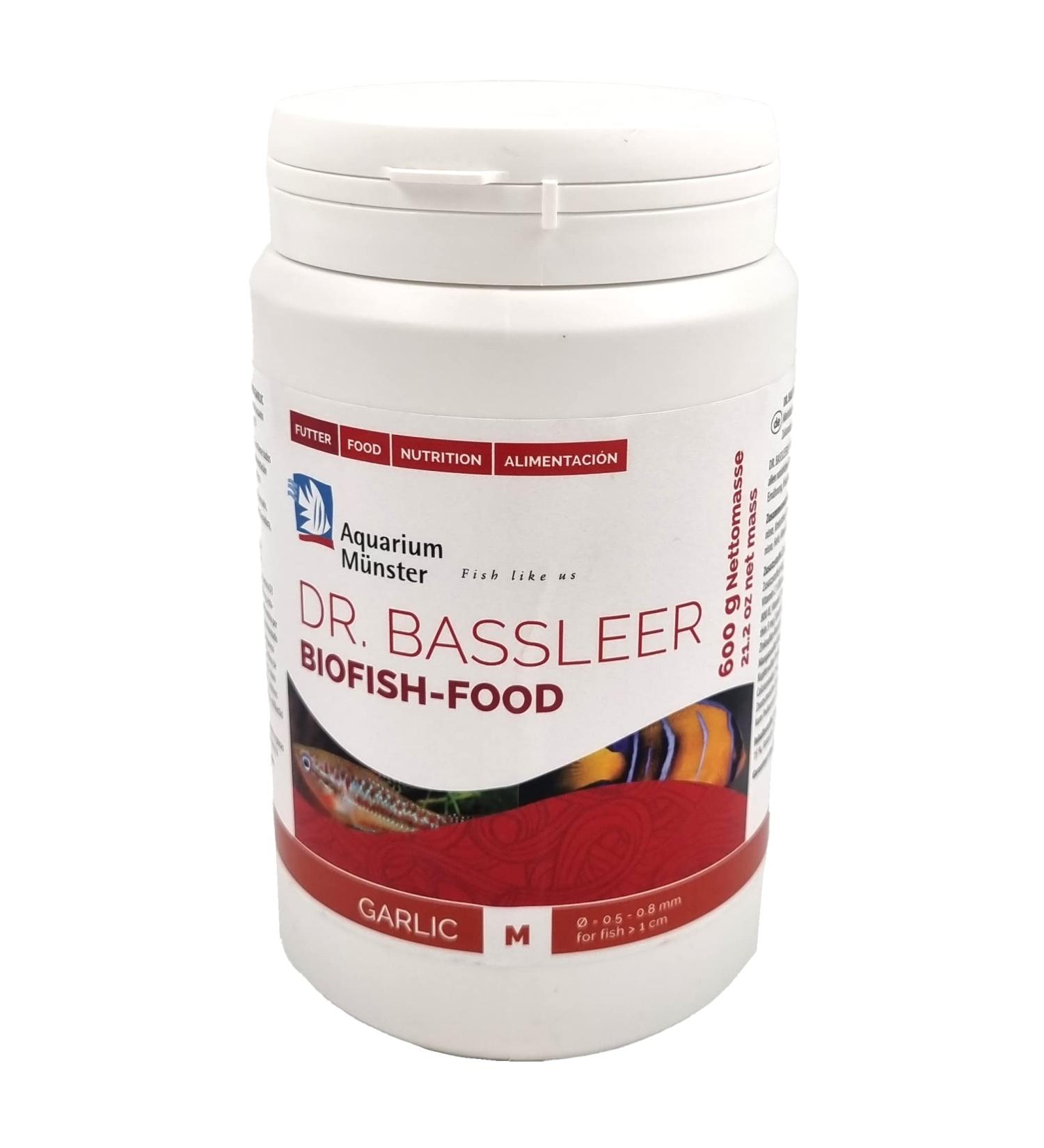 Aquarium M nster Dr. Bassleer Biofish Food garlic M 600 g - Buy Online on GoSupps.com