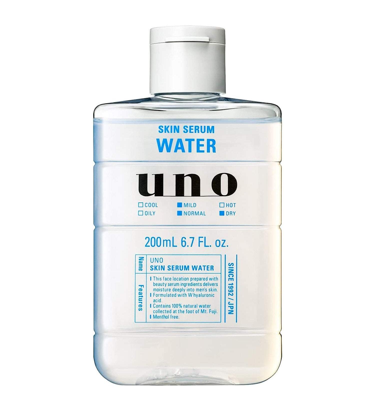 UNO Skin Serum Water men's toilet water 200ml - Buy Online on GoSupps.com