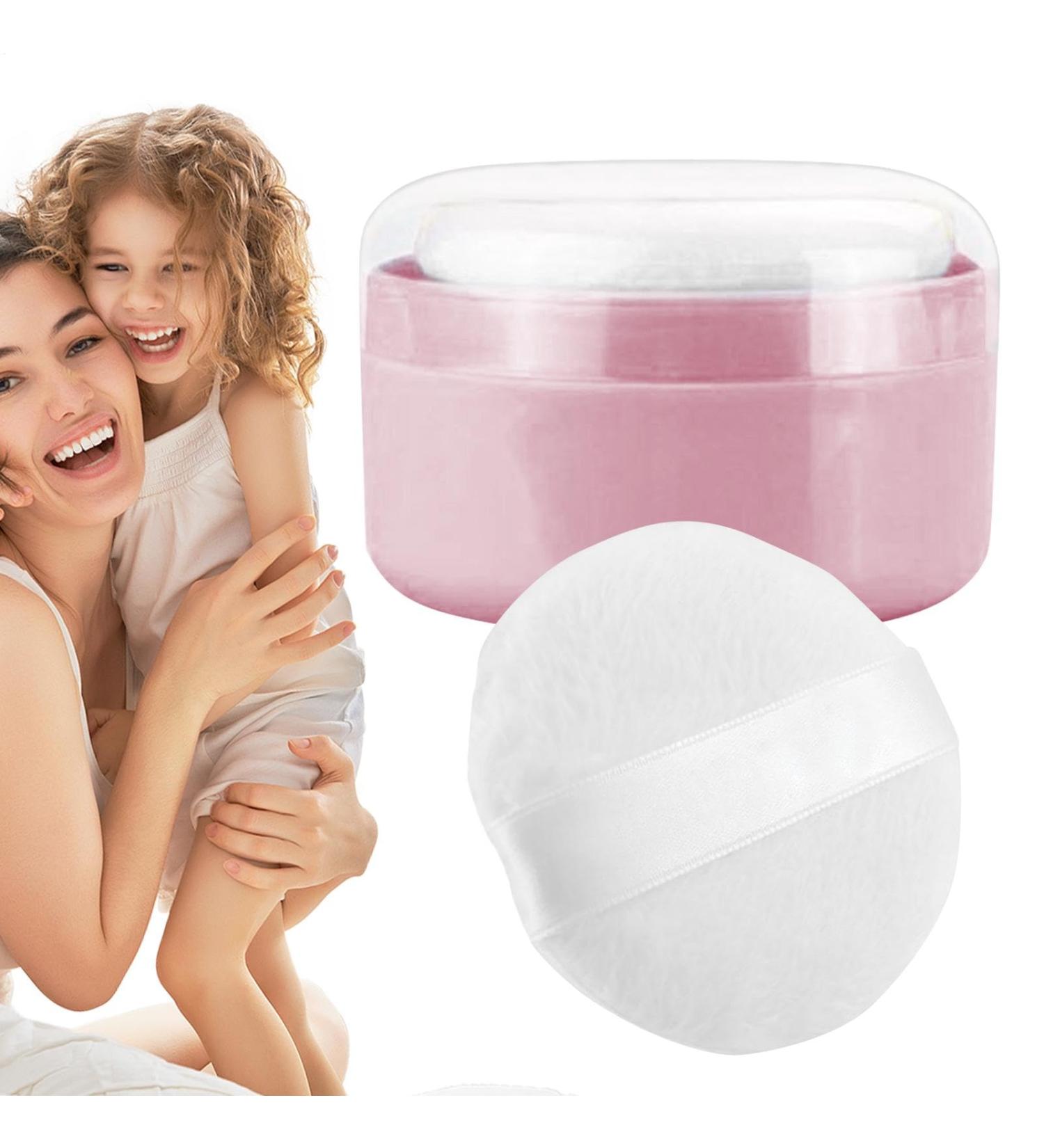  tui bouff e en poudre bouff e de poudre corporelle et r cipient Bo te saupoudrage cosm tique l ger | Pouffle de poudre et r cipient pour le bain et les voyages id al pour les femmes et Rose - Buy Online on GoSupps.com