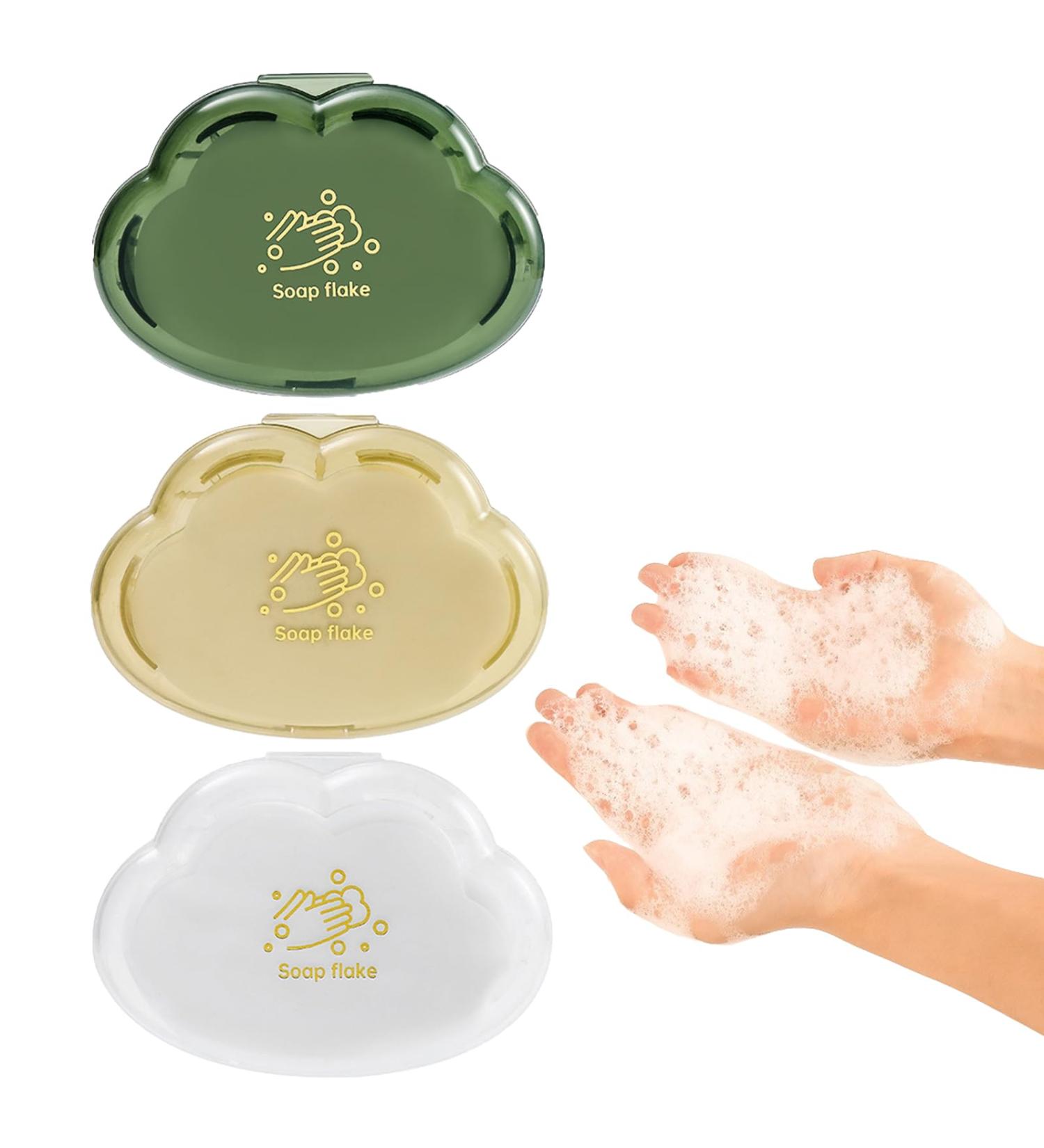 MOGURI Disposable Travel Soap Leaves - 150 Pocket Sized Foaming Paper Soaps for Easy Hand Washing on the Go - Buy Online on GoSupps.com