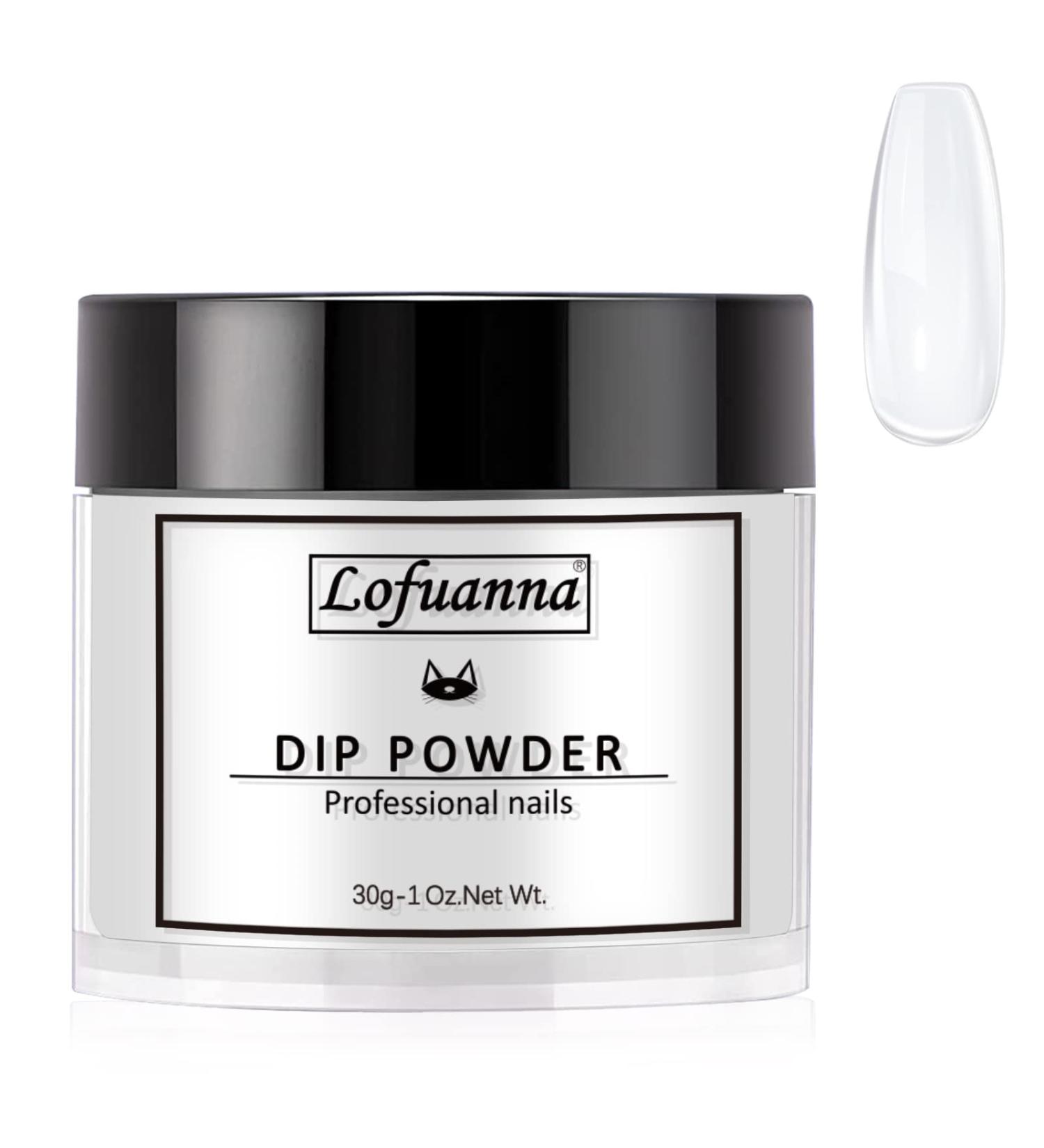 Lofuanna 30g Clear Color Nail Dipping Powder - Professional Salon Quality French Nail Art Starter Kit | No Nail Lamp Needed, Odor-Free, Long-Lasting | 001 - Buy Online on GoSupps.com