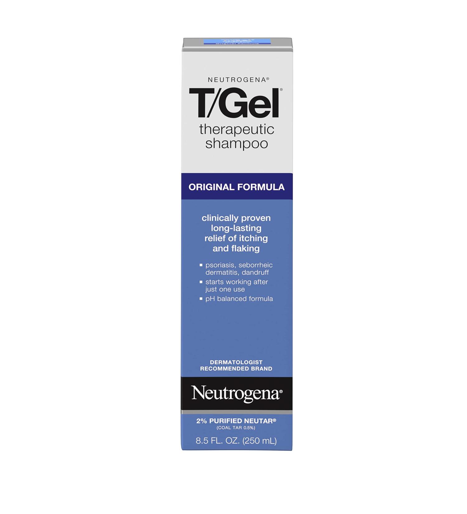 Neutrogena T/Gel Therapeutic Shampoo Original Formula - 8.5 Fl Oz - Anti-Dandruff Treatment for Psoriasis and Dermatitis - Buy Online on GoSupps.com