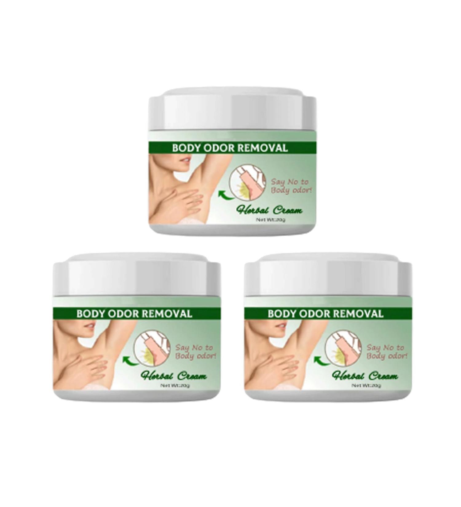 EXQST Herbal Body Odor Cream Underarm Care Deodorant Herbal Cream Natural Deodorizer Eliminates and Prevents Odors - Buy Online on GoSupps.com
