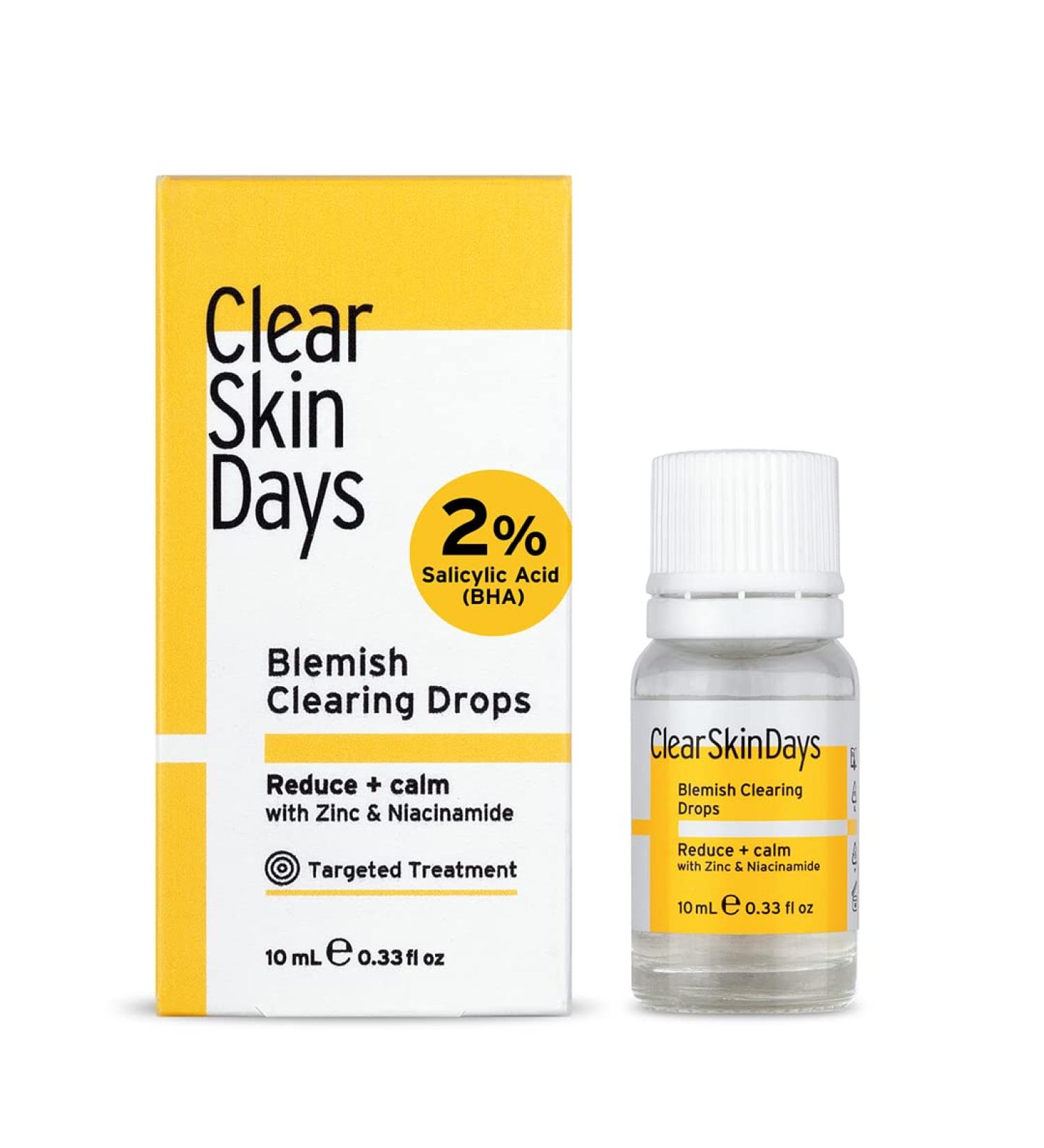 Clear Skin Days Niacinamide Salicylic Acid Zinc Spot Treatment 10ml - Buy Online on GoSupps.com