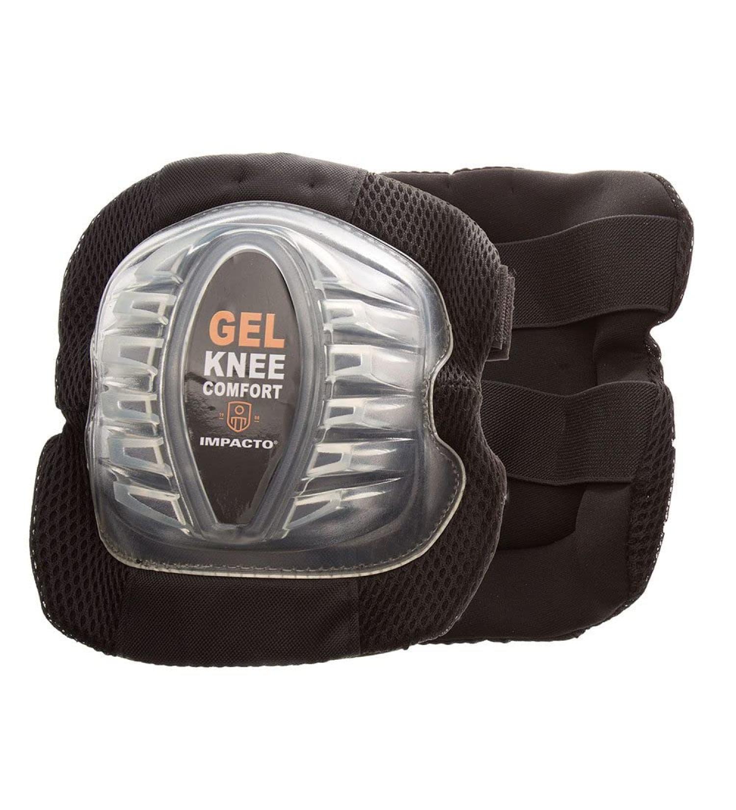 Buy Impacto Knee Pads - Gel Raised Cover PR Black/Clear | One Size International Shipping - Buy Online on GoSupps.com