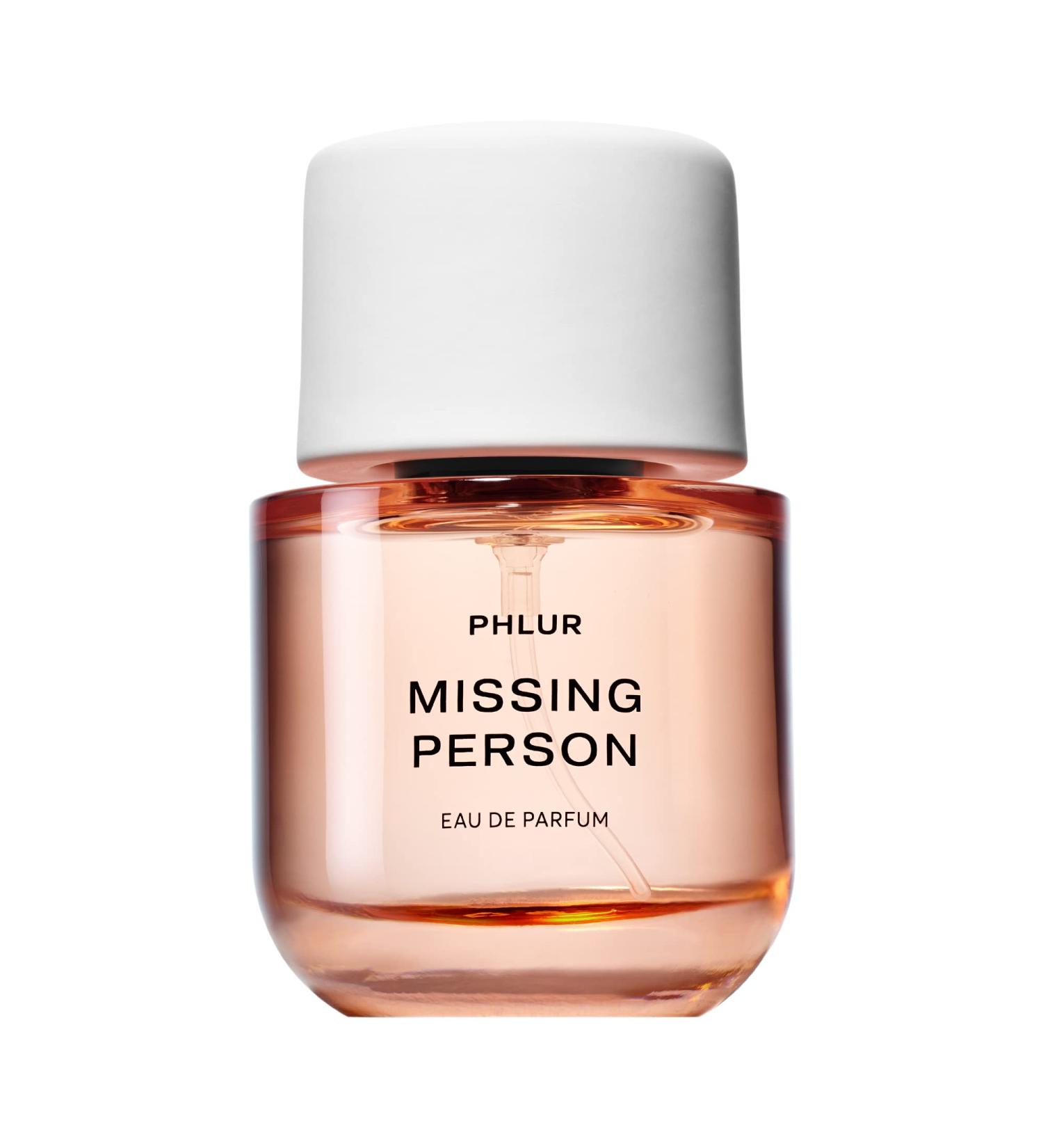 PHLUR Missing Person Eau de Parfum - Full Size Perfume for Women & Men Fragrance - Floral Skin Musk Perfume with Bergamot Musk Orange & Sandalwood (50mL) 1.7 Fl Oz (Pack of 1) - Buy Online on GoSupps.com