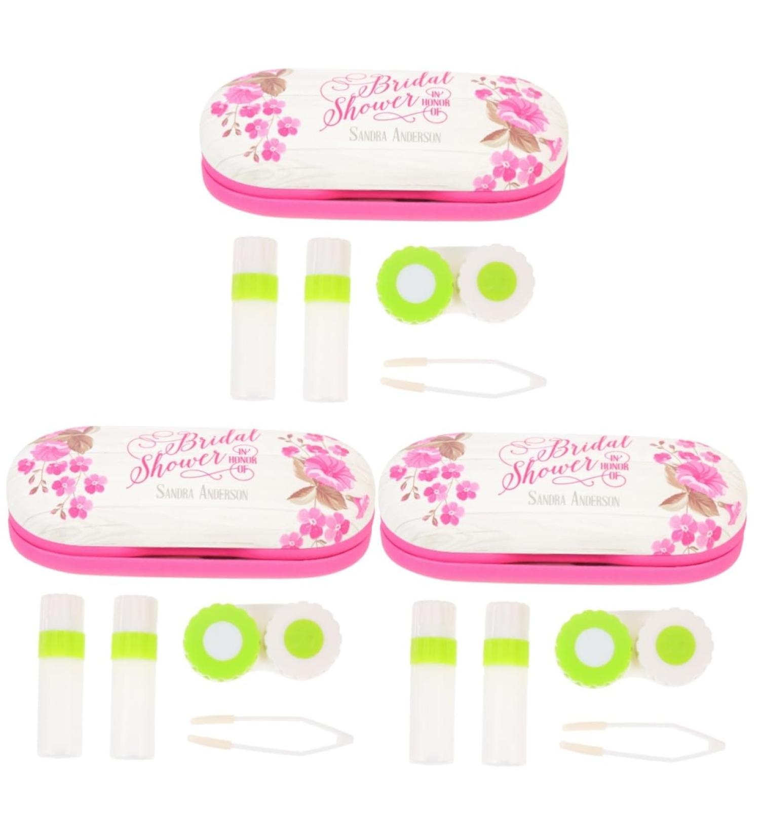 PartyKindom Double Layer Glasses Case - 3 Sets Travel & Outdoor Leather PU Accessories for Optimal Protection - Buy Online on GoSupps.com