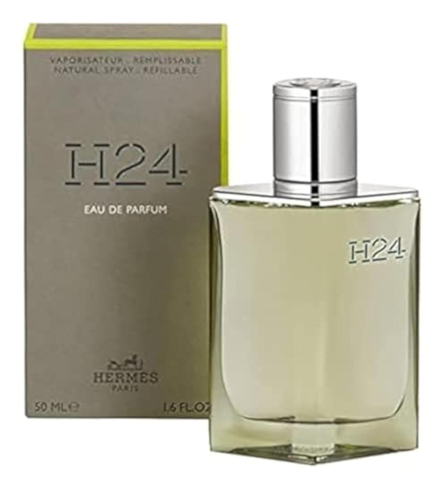 Hermes H24 Eau De Parfum Rifillable Spray for Men 1.7 Ounce Wood 1.6 Fl Oz (Pack of 1)