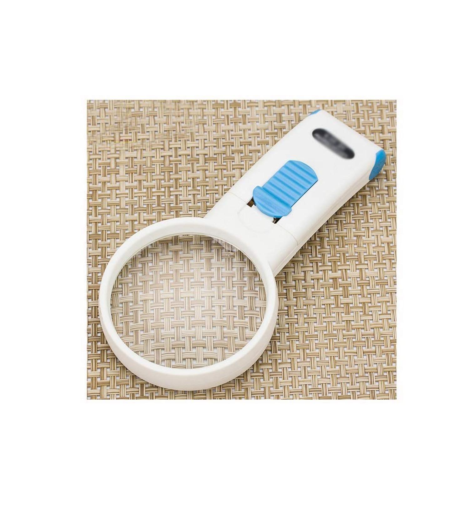 LED Light 6X Handheld Magnifying Glass Reading Magnifier 66mm No Distortion Optics HD Glass Lens for Seniors Low Vision Reading Books Pages Magazines Newspapers Good Times - Buy Online on GoSupps.com