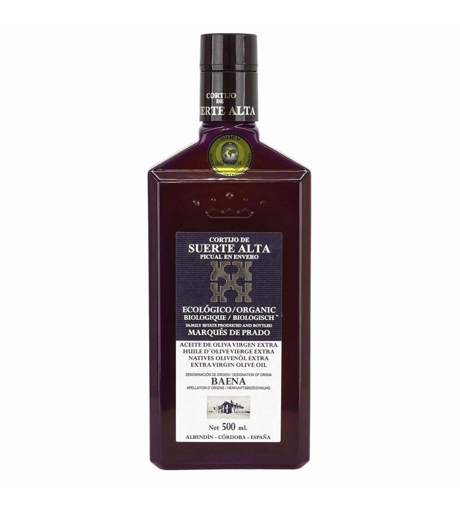 Organic extra virgin olive oil Picual 500ml - Buy Online on GoSupps.com