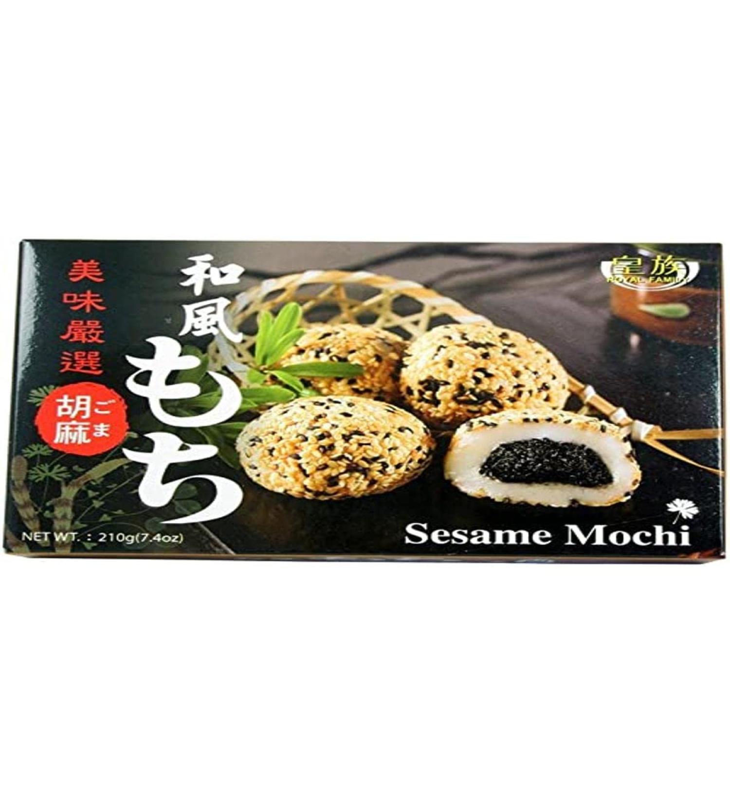 Royal Family Japanese Mochi Sesame 210g (7.4-ounce) Pack of 1 Sesame 210 g (Pack of 1)