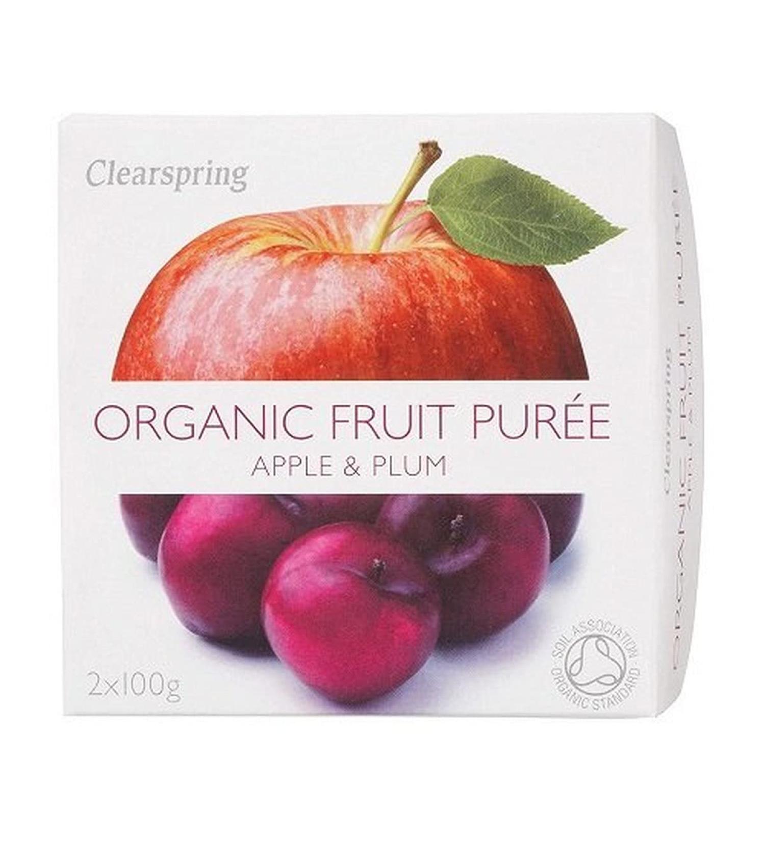 Clearspring Organic Fruit Pur e - Apple & Plum
