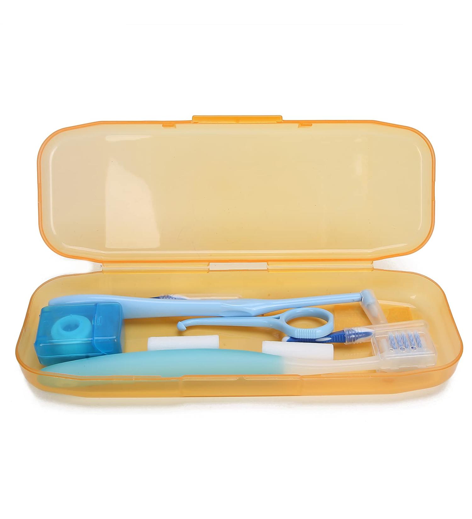Orthodontic Oral Care Kit for Braces - Portable Hygiene Set with Interdental Brush, Ortho Wax, and Dental Floss for Clean Teeth - Buy Online on GoSupps.com