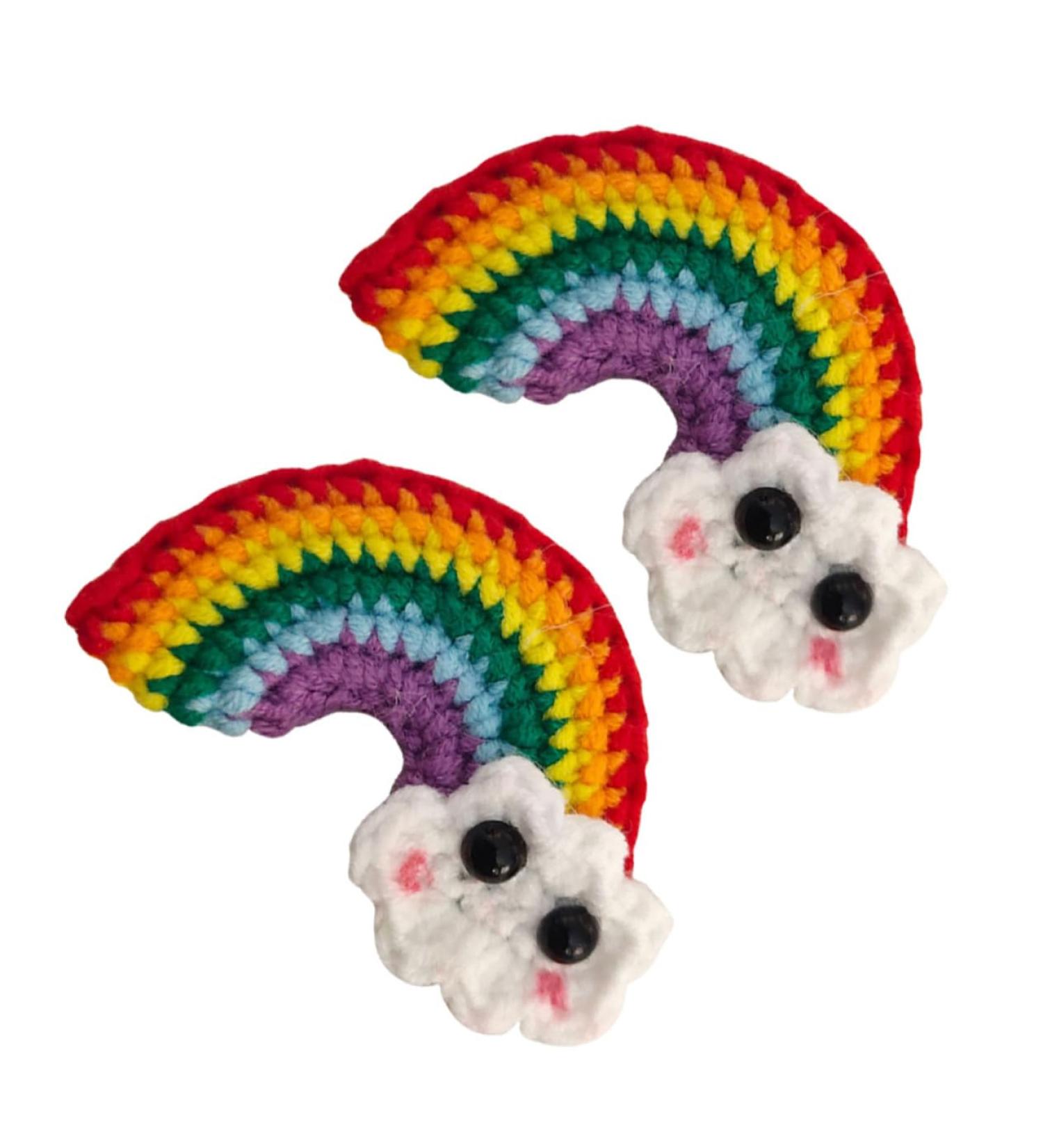 Beaupretty 3 Pairs Rainbow Barrettes Children Hairpins flower hairpin decorative hair clips candy color hair clip hair bows clips kids hair clips bowknot hairpin Cartoon yarn girl wool felt - Buy Online on GoSupps.com