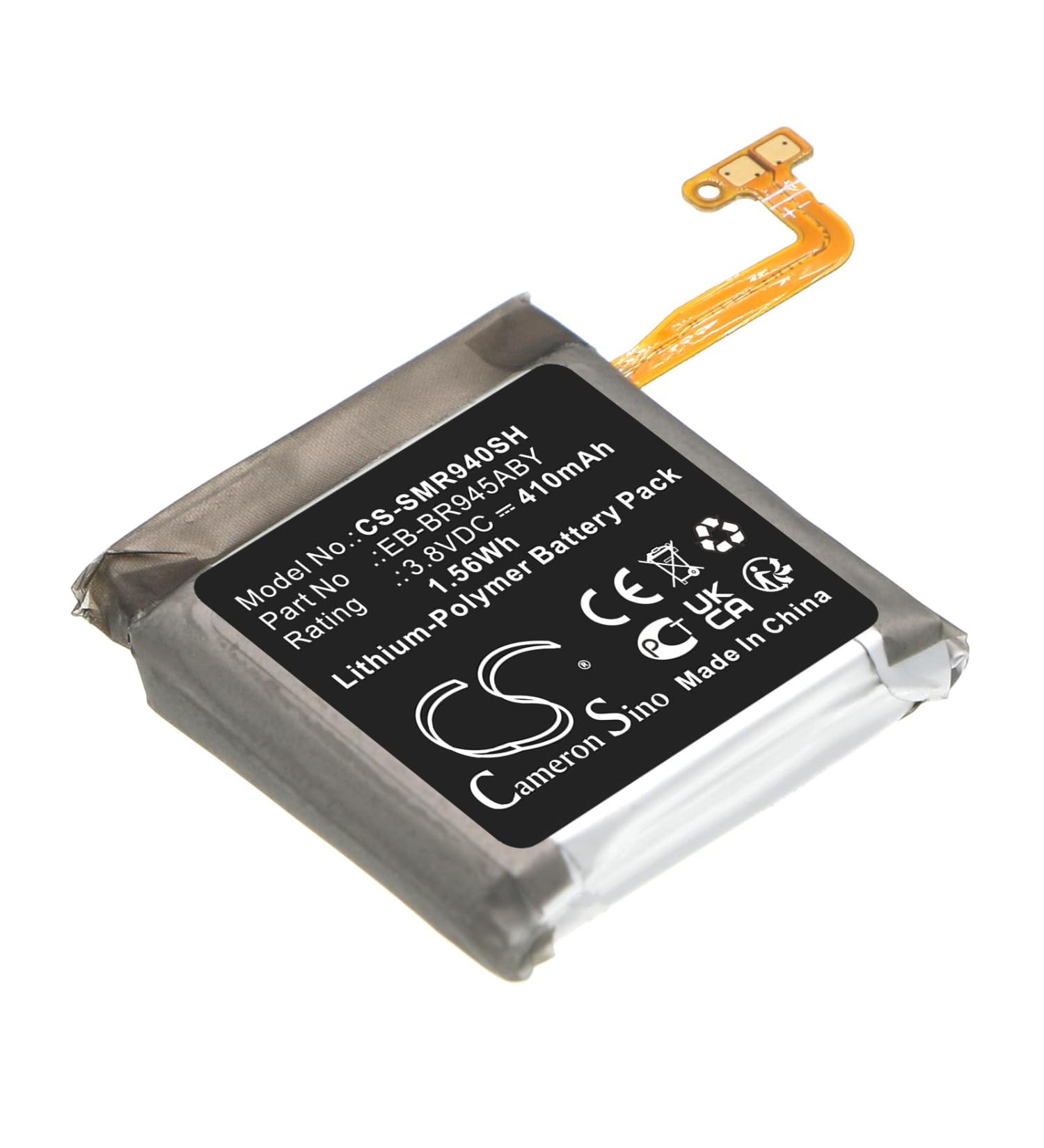 Buy GH43-05158A EB-BR945ABY 410mAh Battery for SM-R945 M-R940 Watch 6 44mm - High-Quality Replacement 3.8V Battery for International Shipping - Buy Online on GoSupps.com