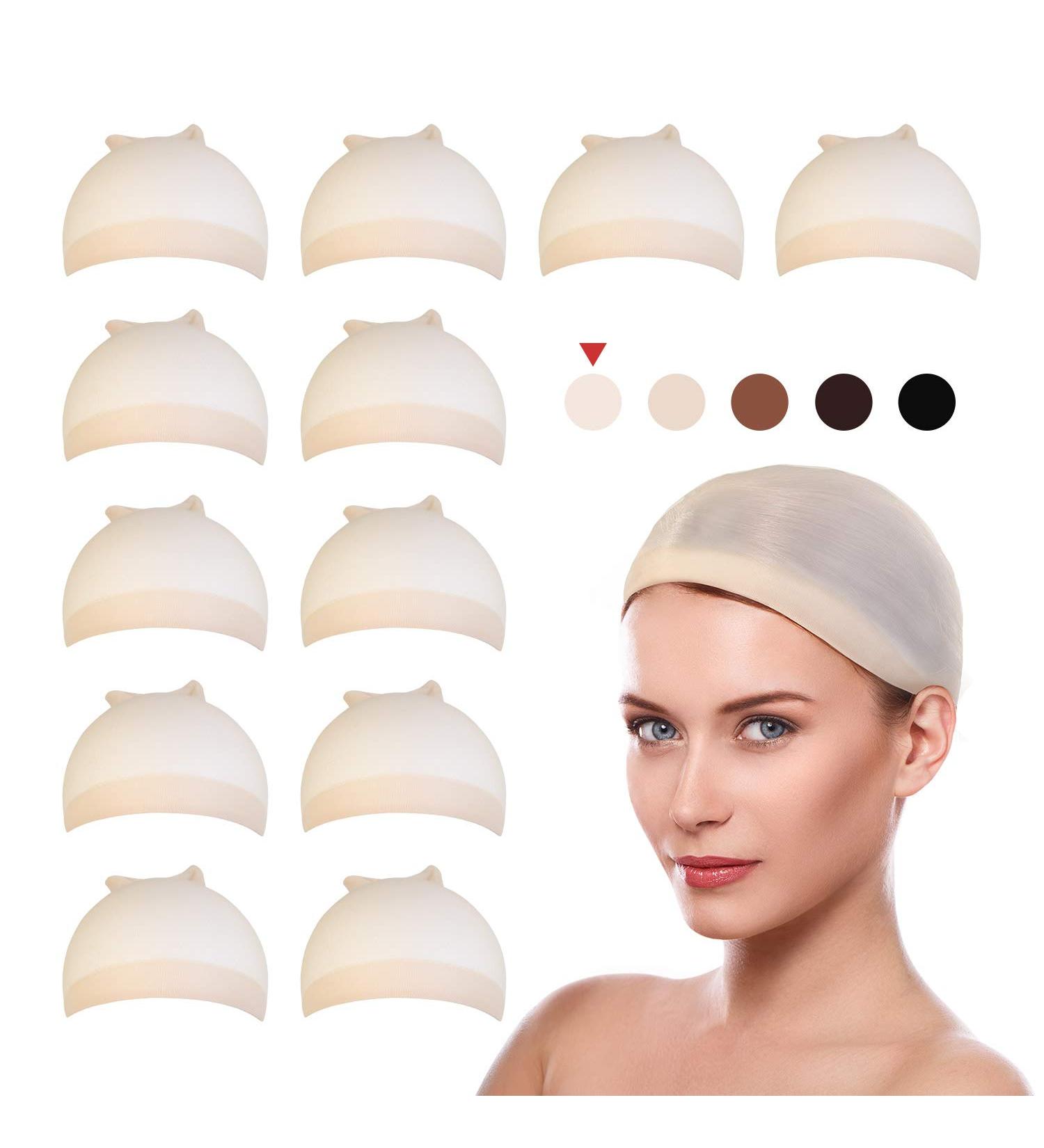12 PCS Studio Limited Ultra Thin Stocking Wig Caps - 6 Transparent Packs - Buy Online on GoSupps.com
