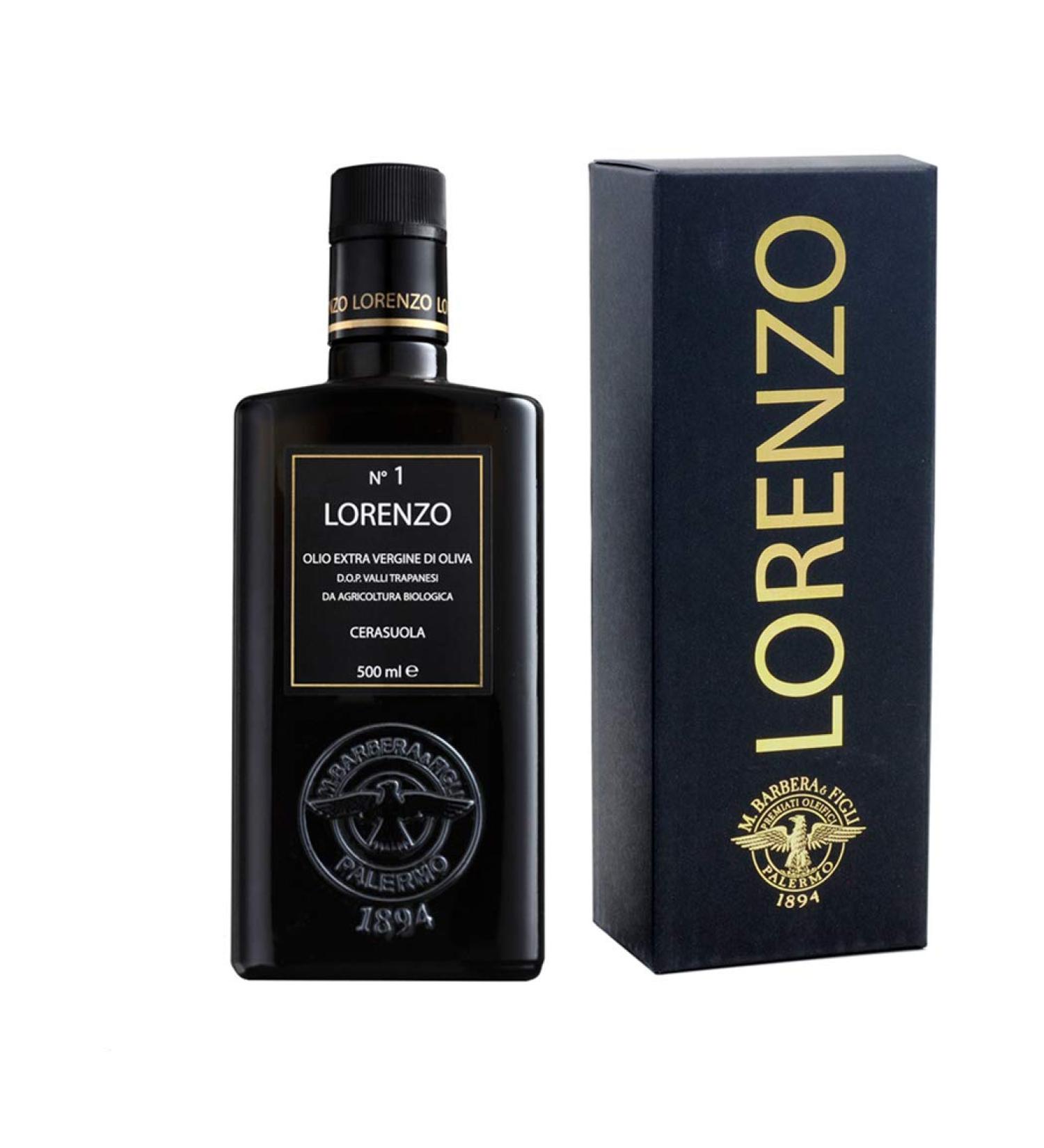  Manfredi Barbera Lorenzo Organic Extra Virgin Olive Oil Gift Box No. 1 AOP Valli Trapanesi 500 ml - Buy Online on GoSupps.com