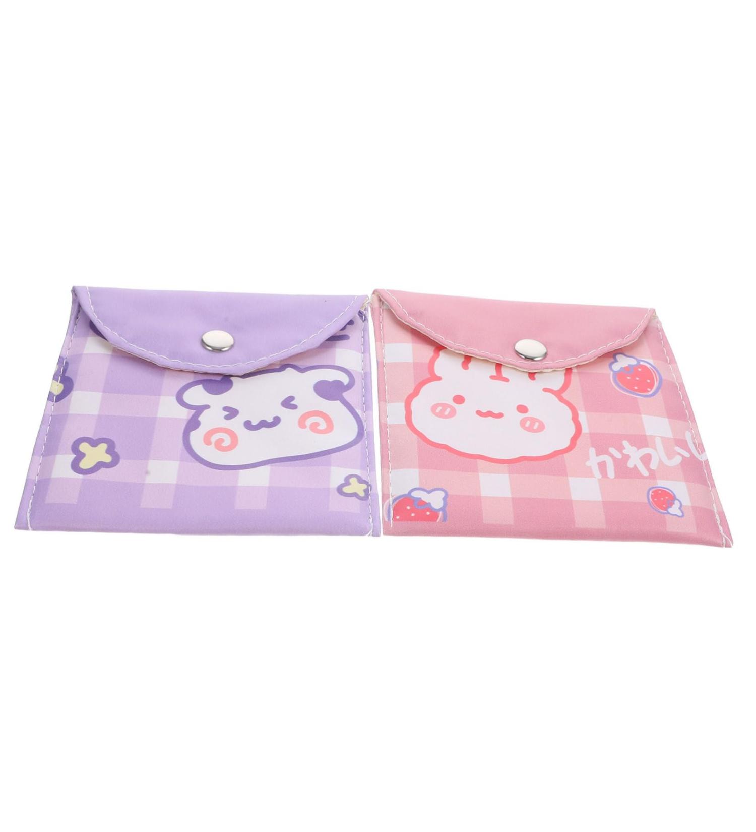 Buy BUIFULSIC 2-Style Pocket Period Bag for Women | High Capacity Menstrual Pad Container & Multi-Purpose Small Bag - Buy Online on GoSupps.com