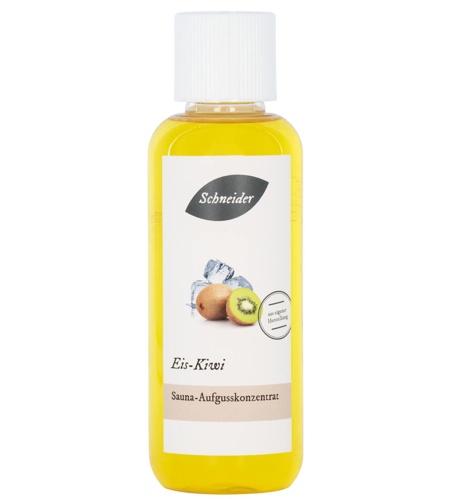 Saunabedarf Schneider Ice-Kiwi Infusion Concentrate - Fruity Fresh Sauna Experience - 250ml - Buy Online on GoSupps.com