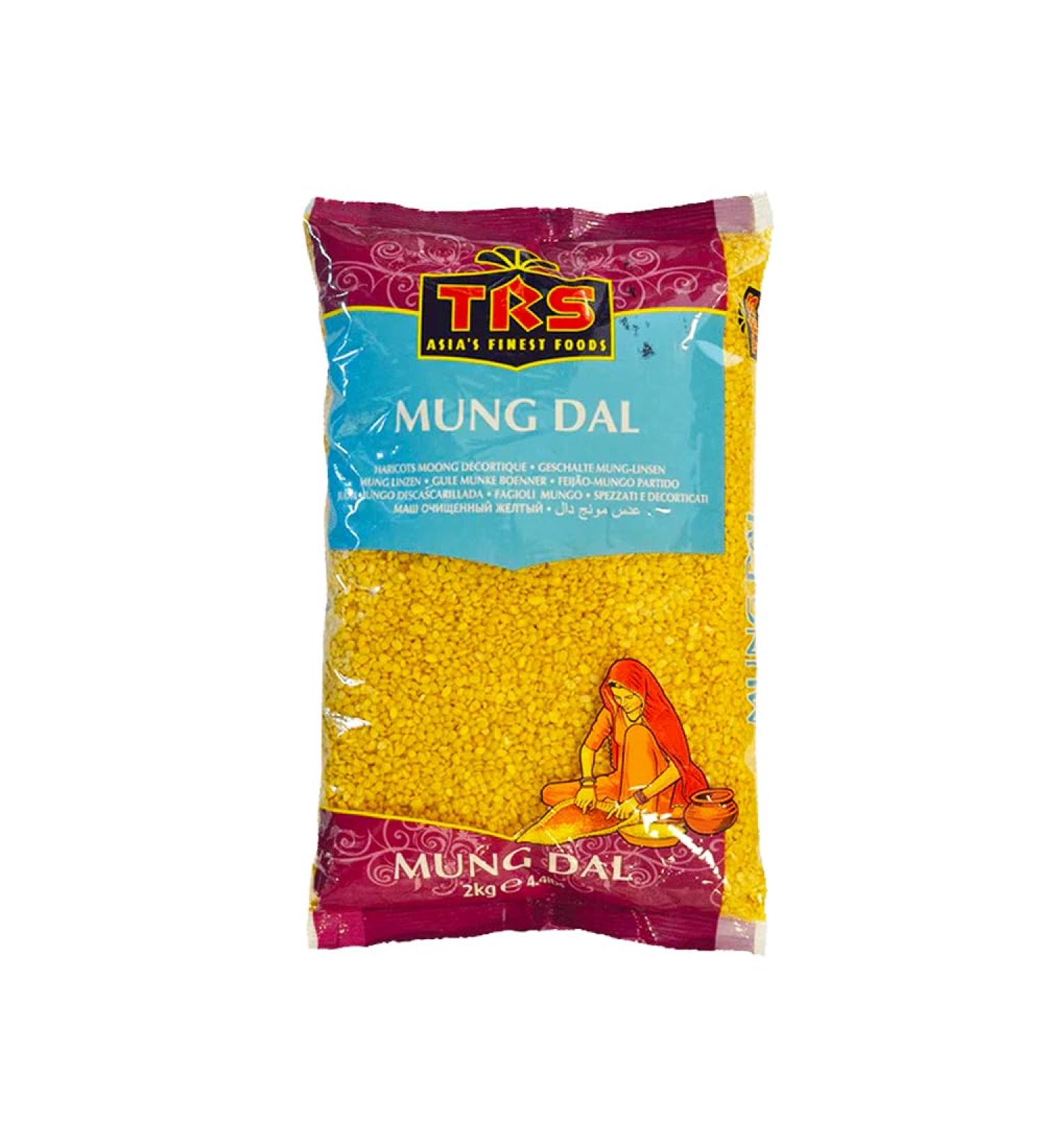 TRS Mung Dall | 2KG | Mung Dal | All Natural | Gluten Friendly | Vegan | High Fibre | High Protein | Indian Origin - Buy Online on GoSupps.com