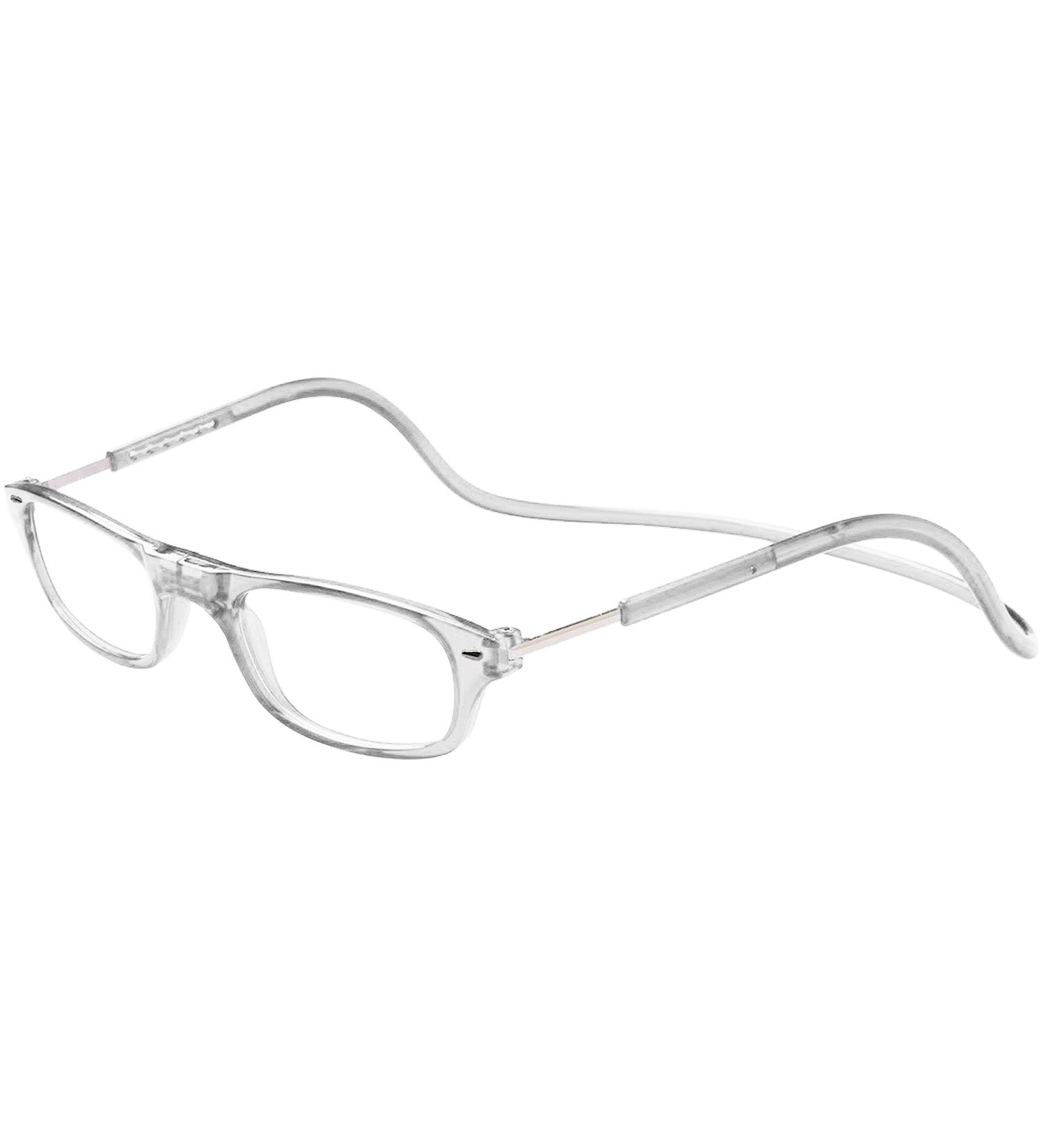 TBOC +4.00 Reading Glasses - Foldable Transparent Eyewear for Men & Women | Adjustable Magnetic Clip for Presbyopia | 1 Pack - Buy Online on GoSupps.com