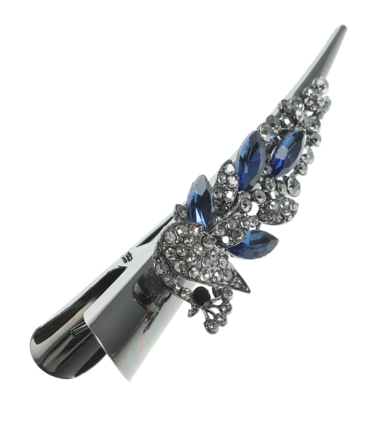 MAGICLULU Rhinestone Barrettes for Women Decorative Hair Clips for Womens Hair Rhinestone Duck Bill Hair Clips Rhinestone Hair Honey Brows Alligator Hair Clips Crocodile Hair Clips Crystal - Buy Online on GoSupps.com