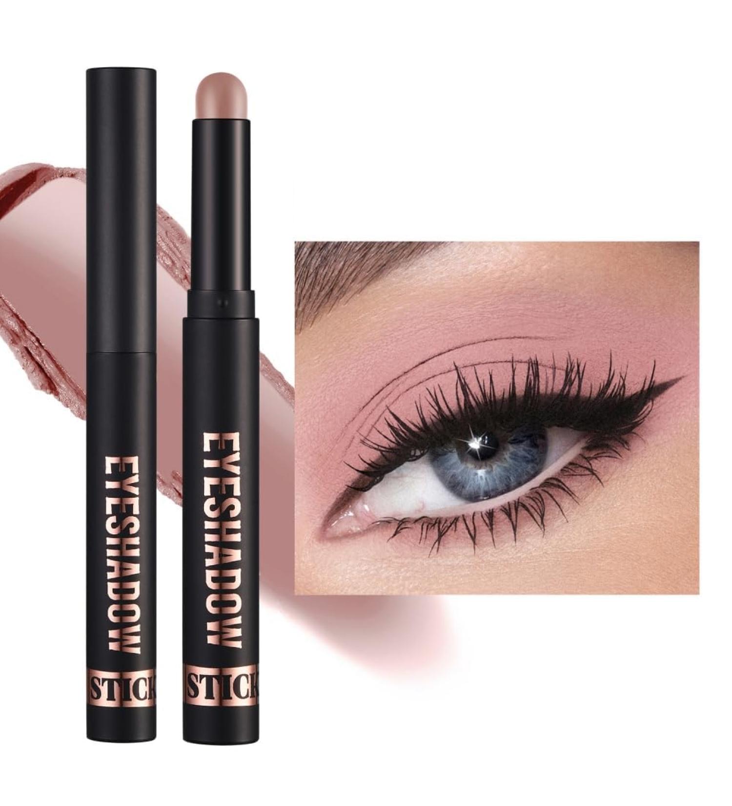Soft Creamy Matte Shimmer Eyeshadow Stick Set (#11) | Waterproof, Highlighting, Pigmented Eye Shadow Pencil Crayon | Classy Shimmer Sticks for a Shiny Look - Buy Online on GoSupps.com
