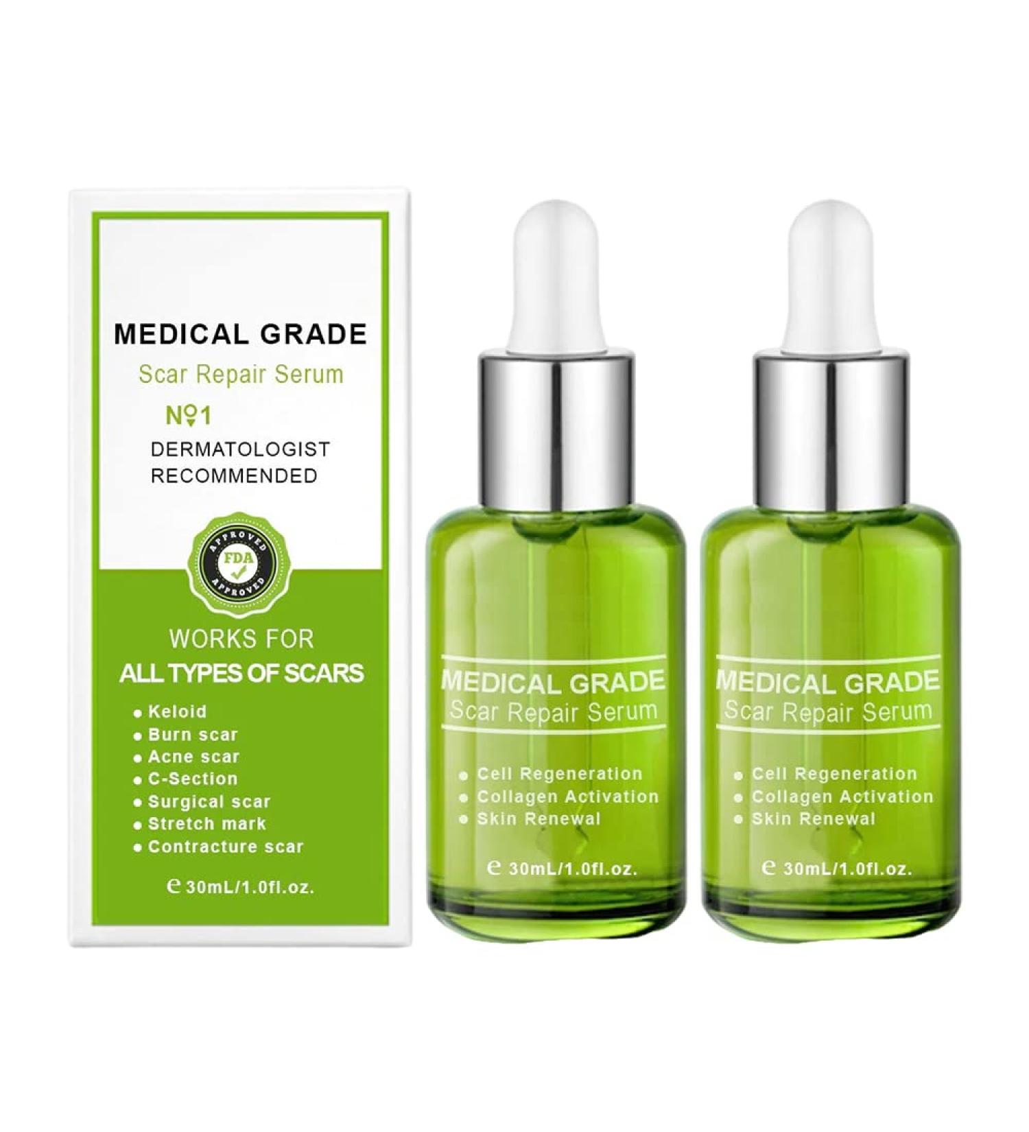 2pcs Goopgen Advanced Scar Repair Serum 30ml - Medical Grade Scar Removal Treatment - Buy Online on GoSupps.com