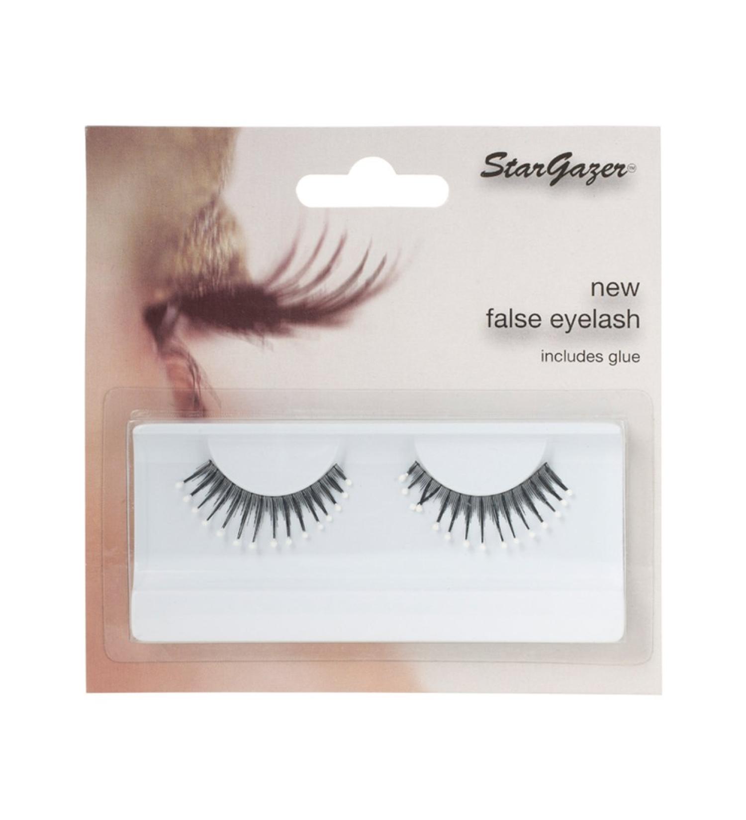 Stargazer False Eyelashes - 39 / White Tip