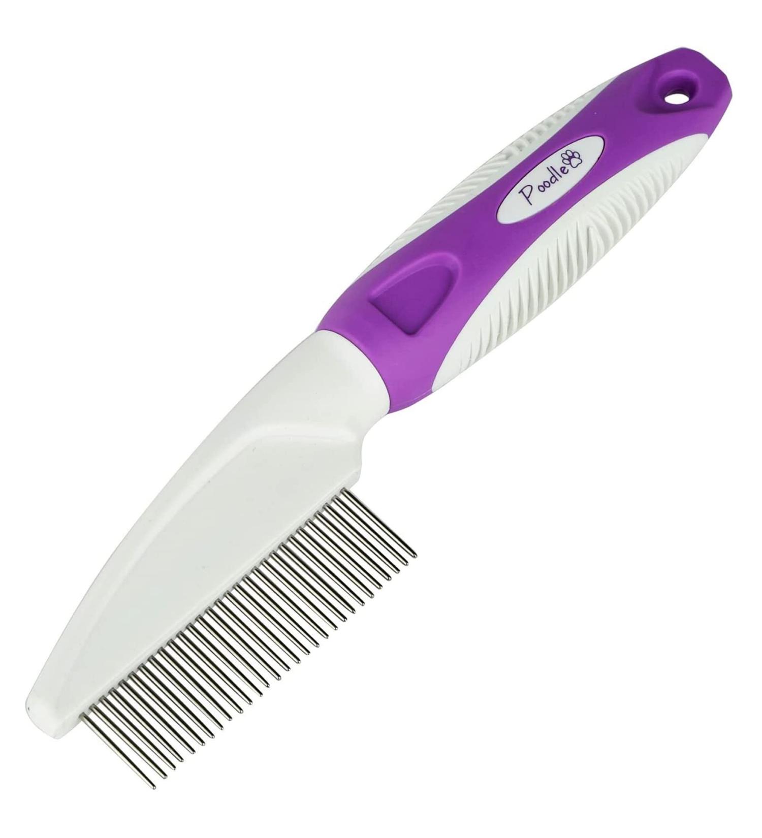 Rotatable Pet Comb for Dogs, Cats, and Poodles | Easy to Use with Slip-Proof Design | Best Grooming Tool for Your Dog - Buy Online on GoSupps.com