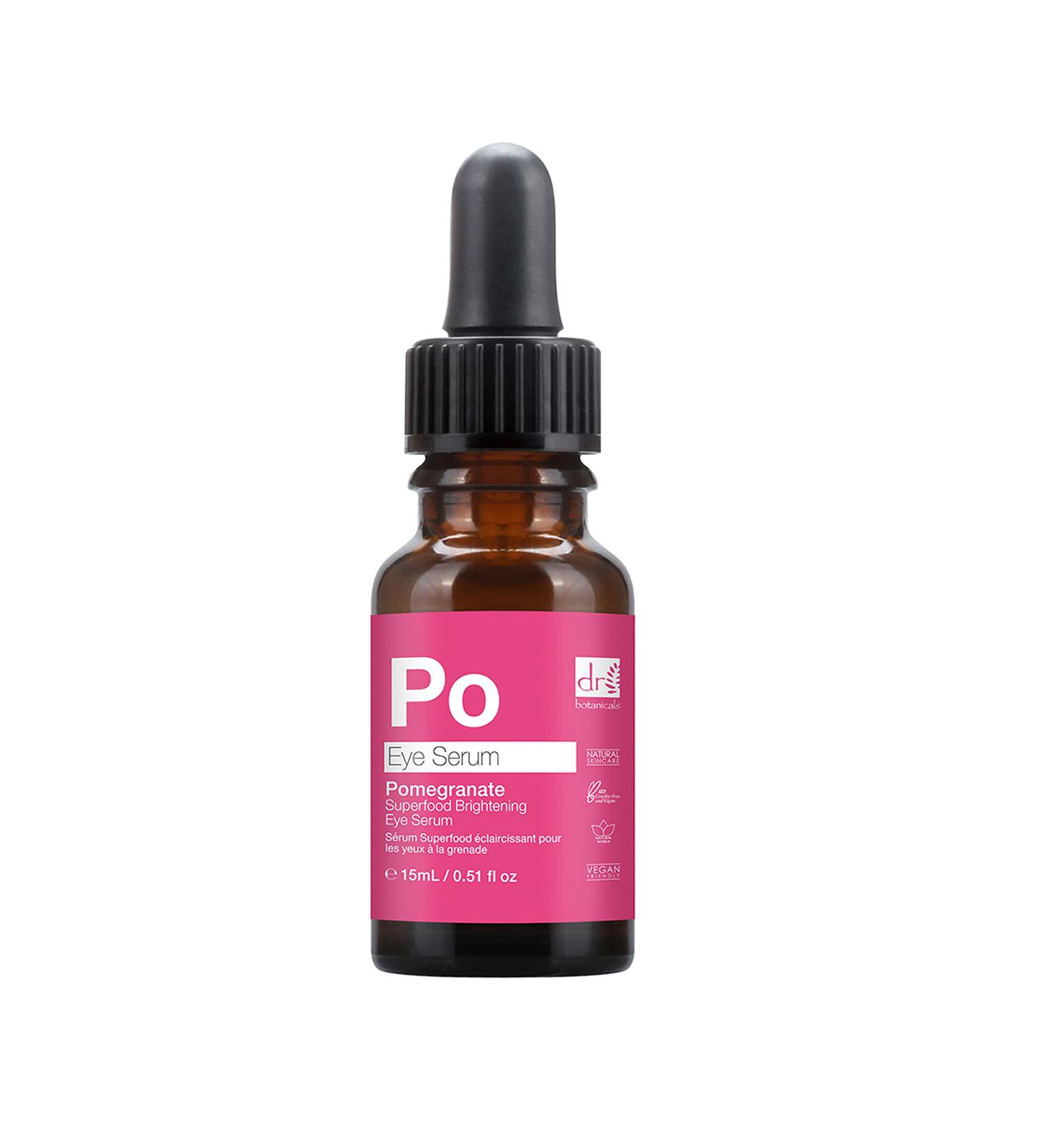 Pomegranate Superfood Brightening Eye Serum 15ml - Natural Antioxidant for Radiant Skin | Shop Internationally - Buy Online on GoSupps.com
