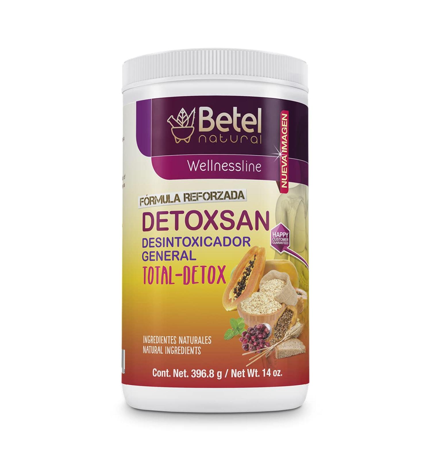 Detoxsan Total Detox Powder 14oz - Colon Cleanse & Toxins Flush - Betel Natural - Buy Online on GoSupps.com