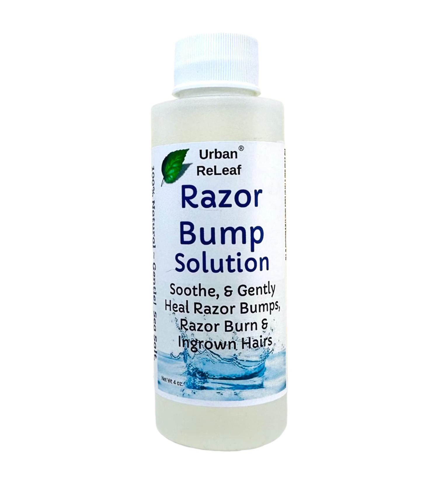 Urban ReLeaf Razor Bump Solution - Natural Sea Salt for Shaving Bumps & Ingrown Hairs - Made in USA - Buy Online on GoSupps.com