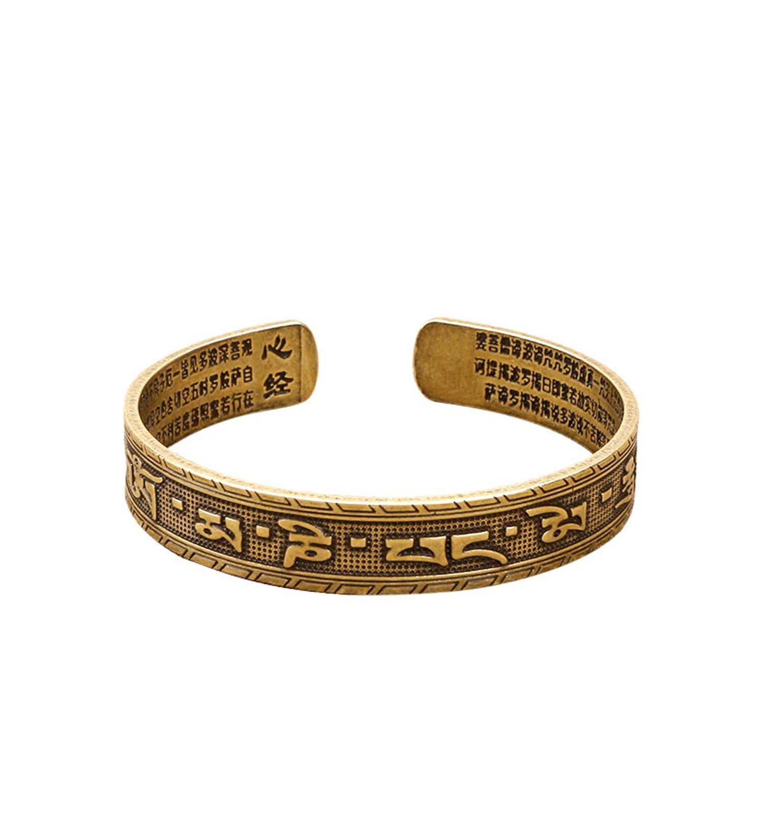 Hand Forged Copper Tibetan Healing Bracelet for Joint Pain Relief & Skin Allergies - Pure Copper International Shipping - Buy Online on GoSupps.com