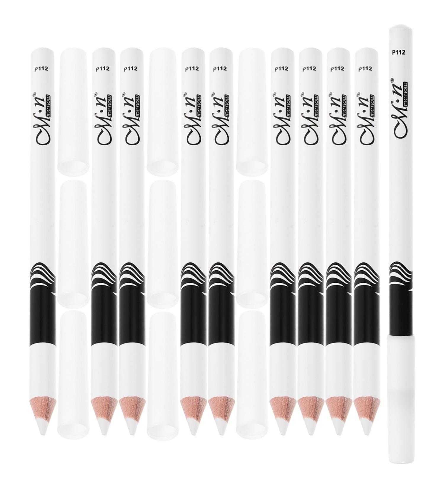 SOESFOUFU 40 Pcs Wooden Pole White Eye Liner White White Colored Pencils Eyeshadow Pencil - Buy Online on GoSupps.com