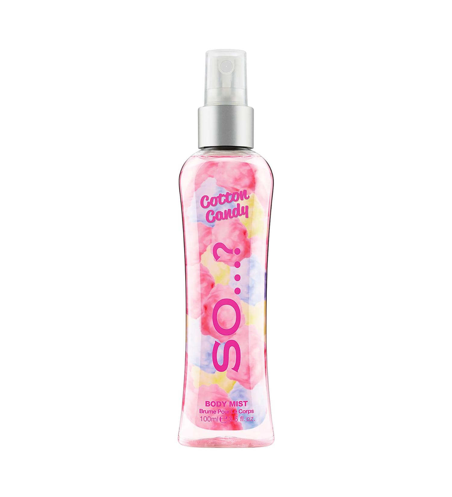 So ... Cotton Candy Body Mist Perfume for Women - Sweet Vanilla Perfume with Notes of Bergamot Raspberry Candy Floss - Gifts for Women - 3.5 oz - Buy Online on GoSupps.com