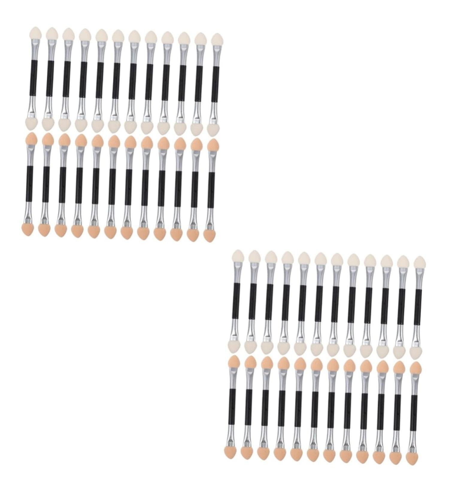 Didiseaon 48 Pcs Latex Eye Shadow Stick Eyeshadow Eye Shadow Applicator Double Sided Makeup Brush for Women - Buy Online on GoSupps.com