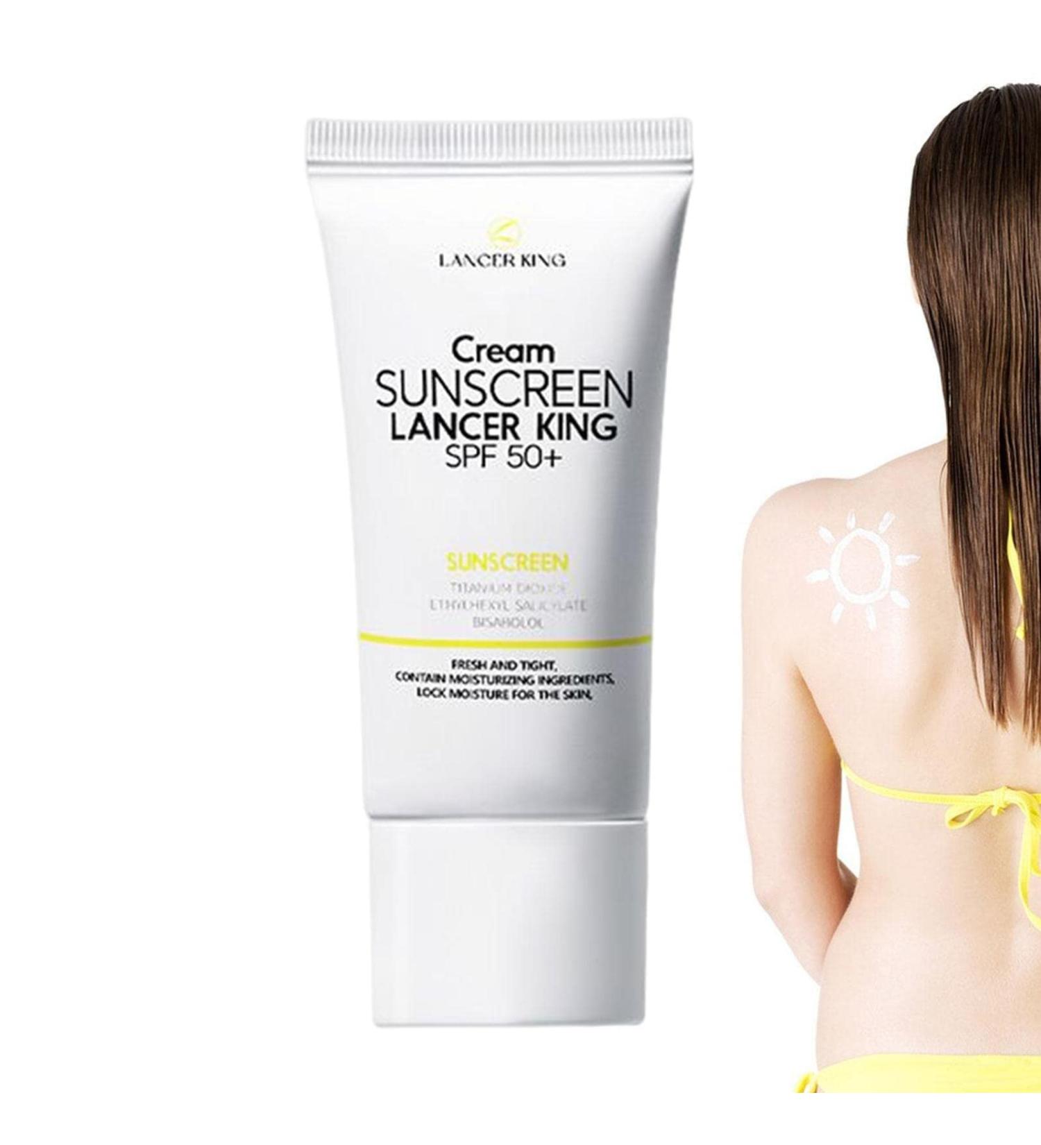  PUCHEN Face Sunscreen Invisible Spf 50 Broad Spectrum Face Sunscreen - Broad Mineral Sunscreen Lotion Water Resistant Sunscreen 60ml Puchen - Buy Online on GoSupps.com