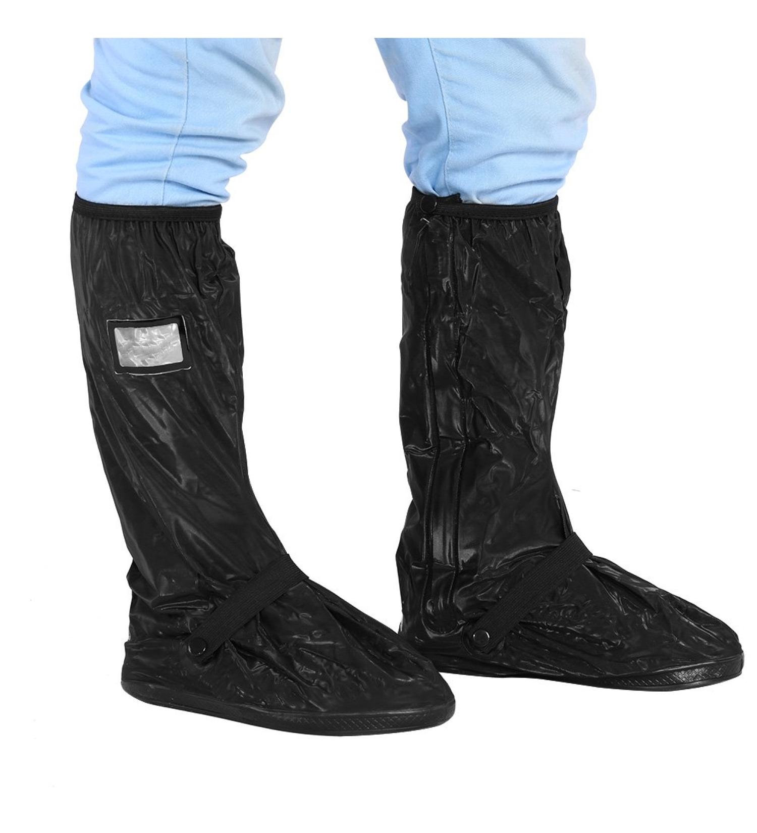 Buy Waterproof Motorcycle Rain Over Shoes - XL Black | Best Scooter & Bike Shoe Cover for Rainy & Snowy Days - Buy Online on GoSupps.com